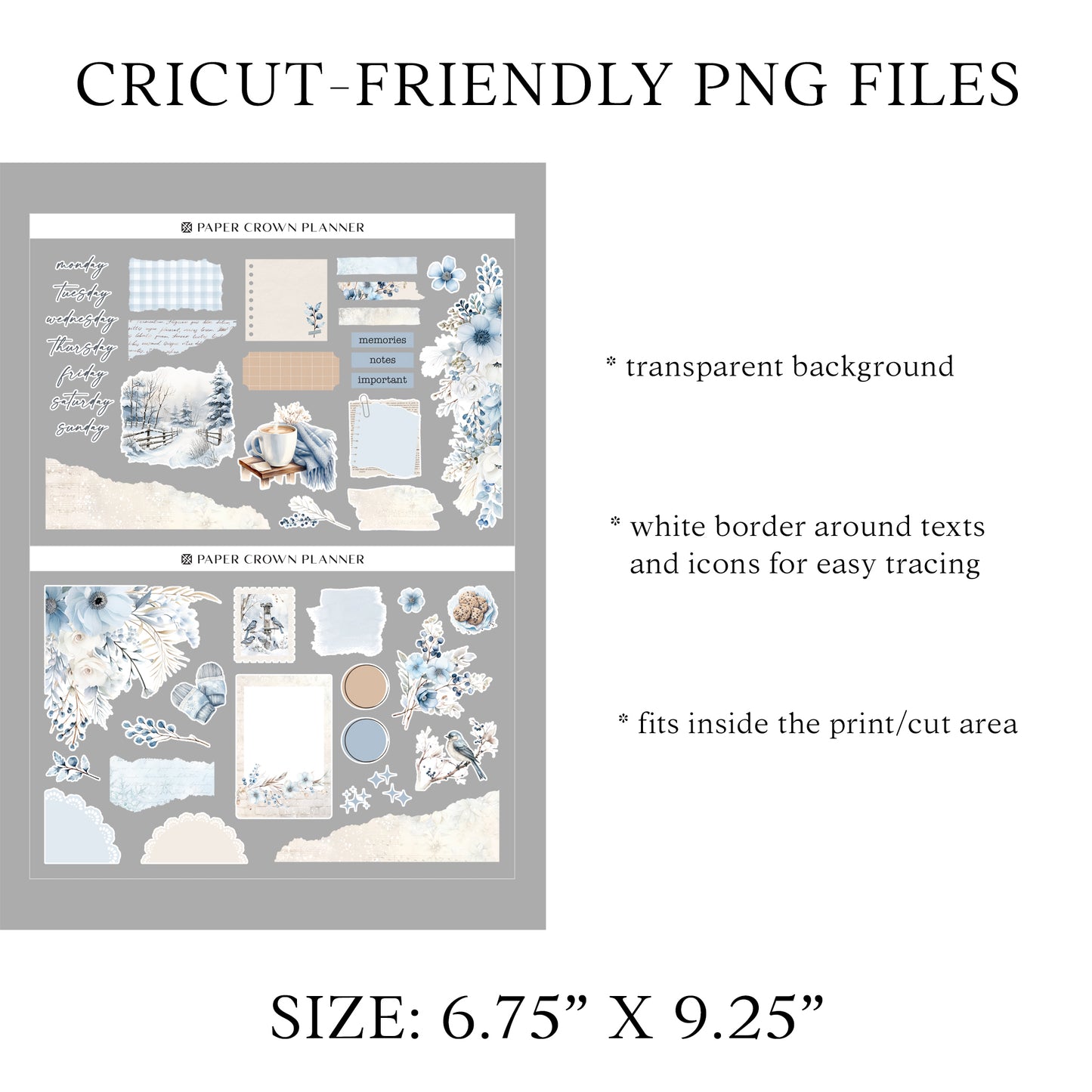 FROSTY COTTAGE // Journaling Kit