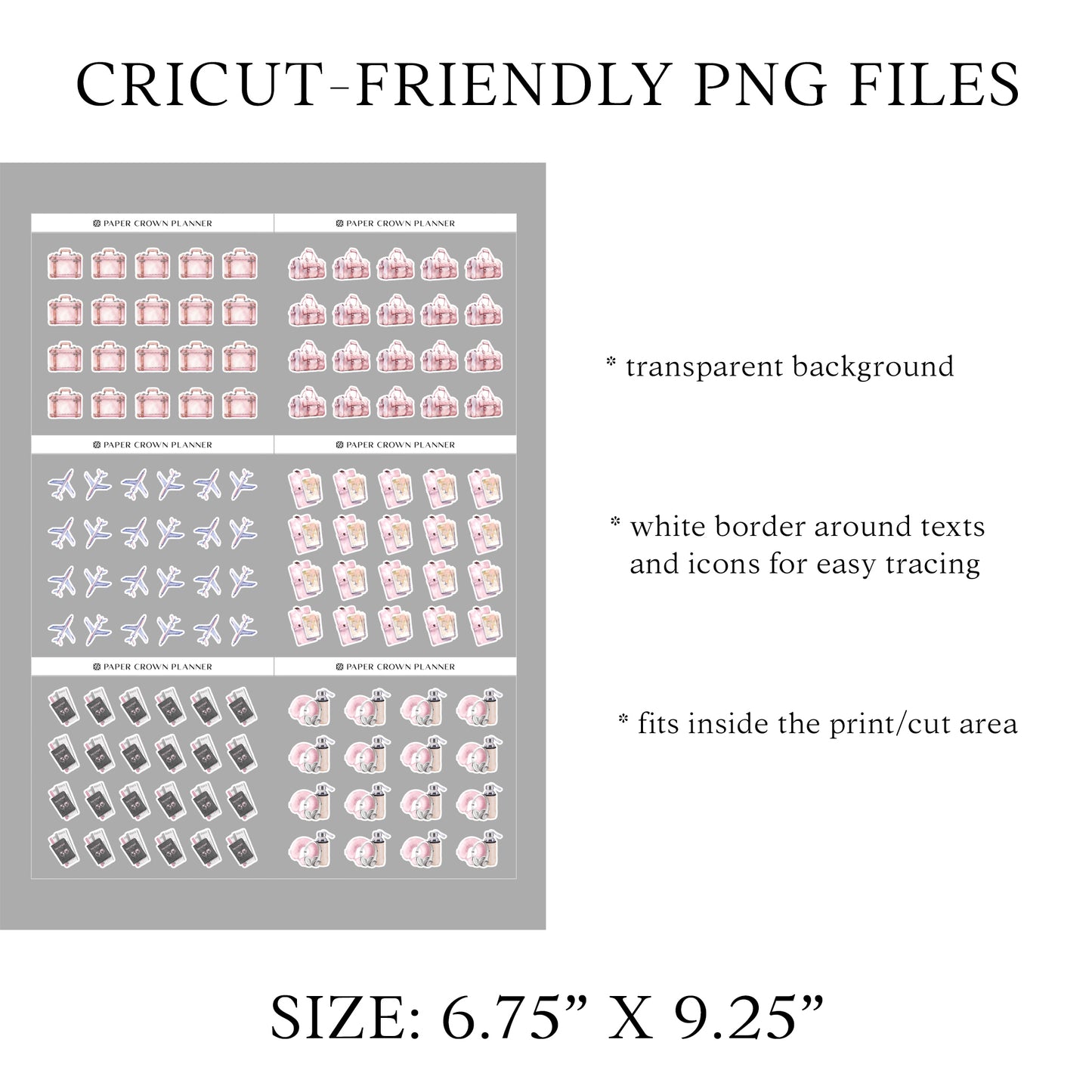 TRAVEL // Watercolor Icons