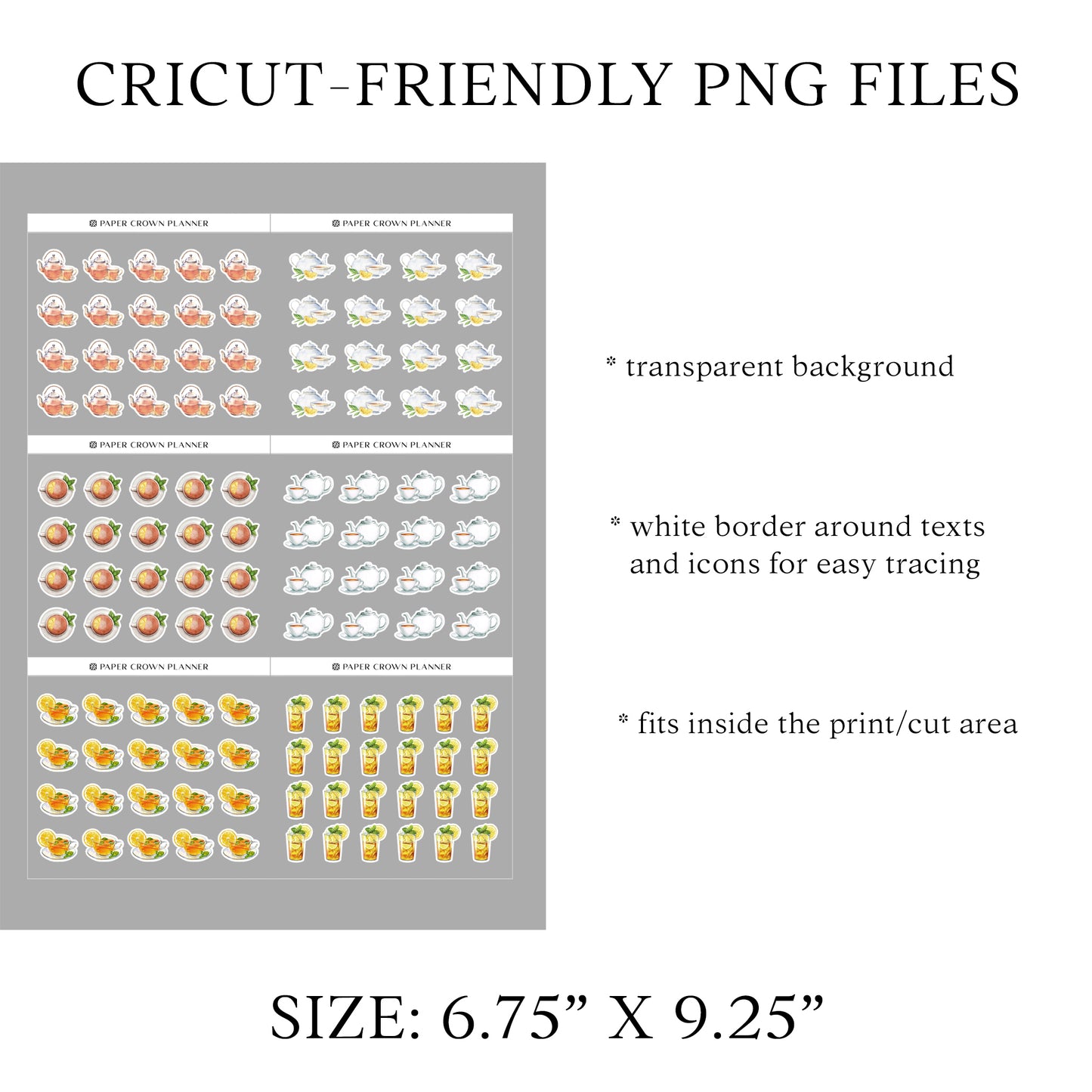 TEA // Watercolor Icons