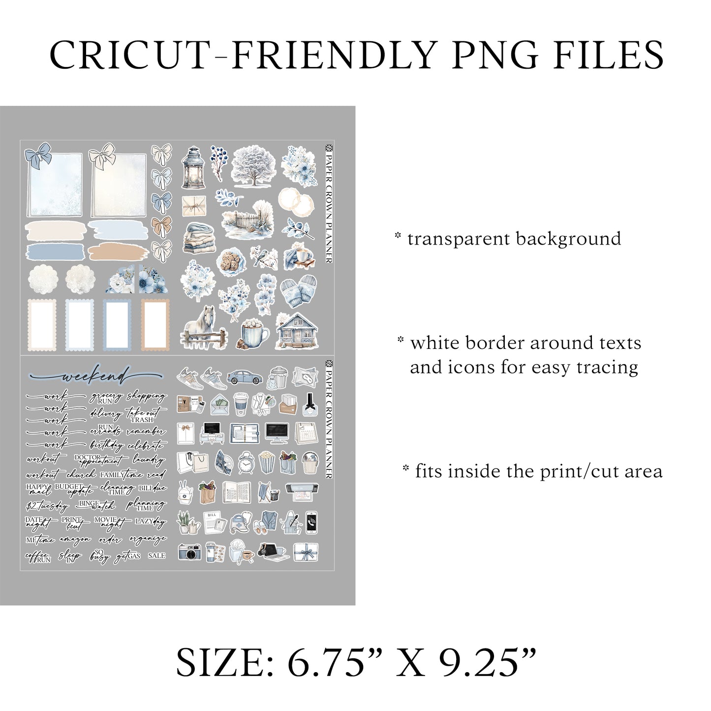 FROSTY COTTAGE // Weekly Kit