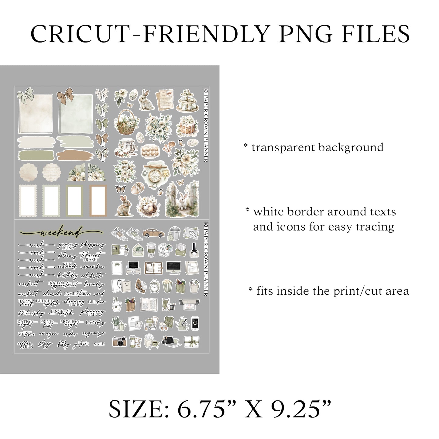 RUSTIC EASTER // Weekly Kit