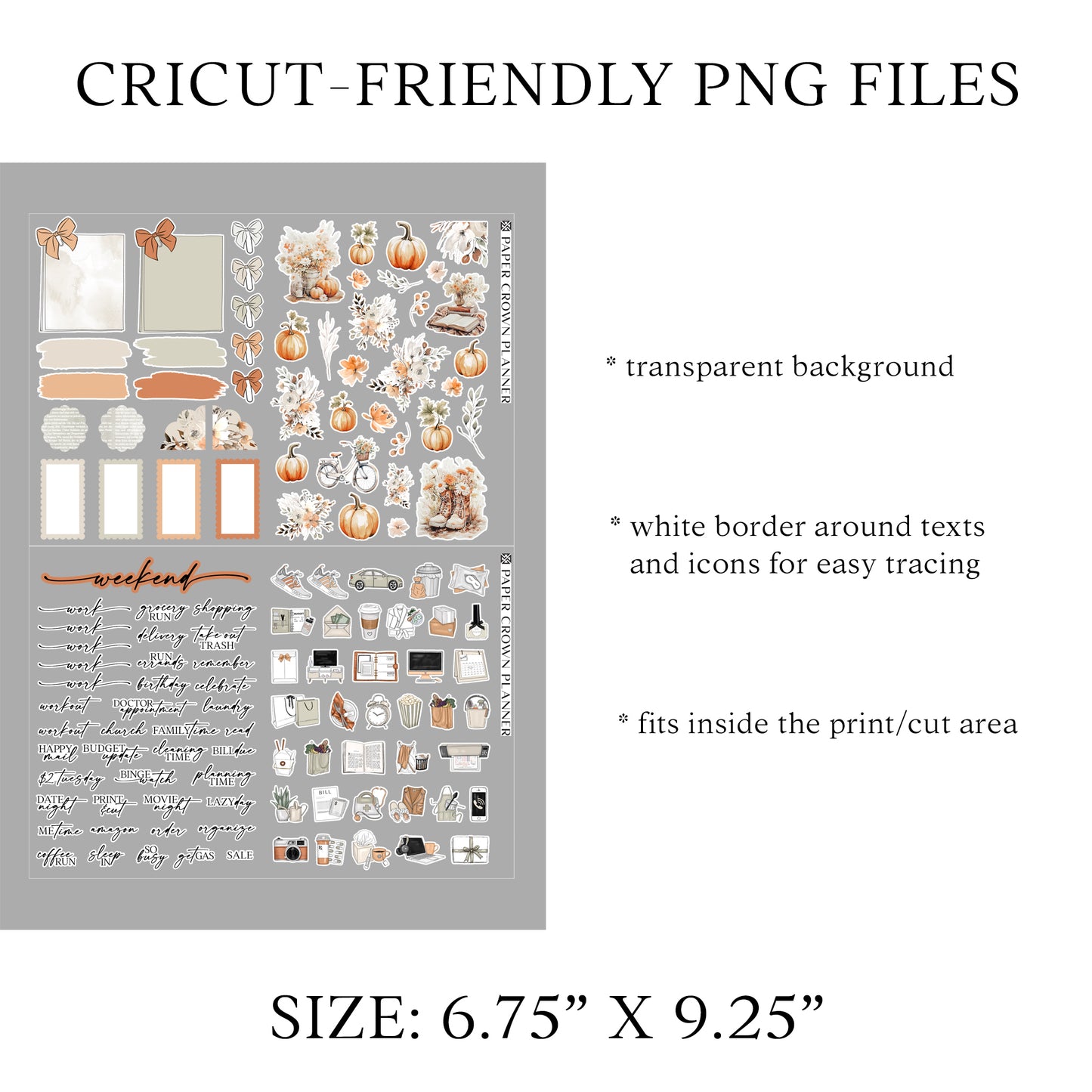 AUTUMN AESTHETIC // Weekly Kit