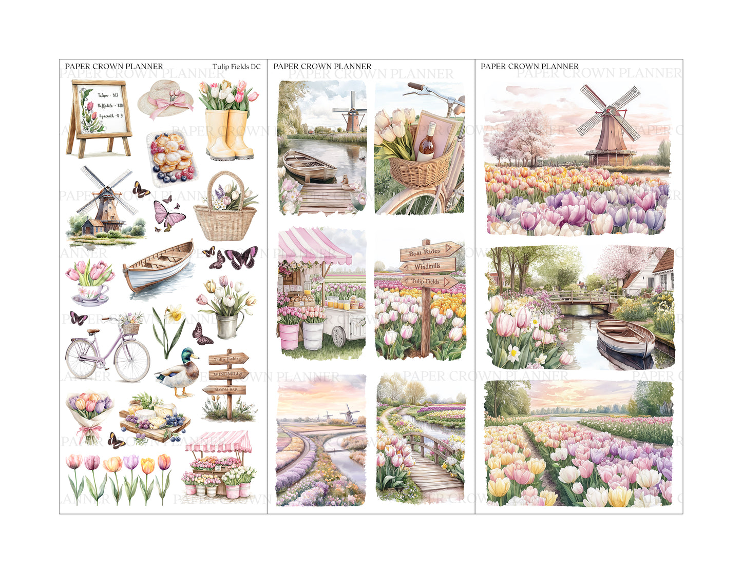 TULIP FIELDS // Deco Kit
