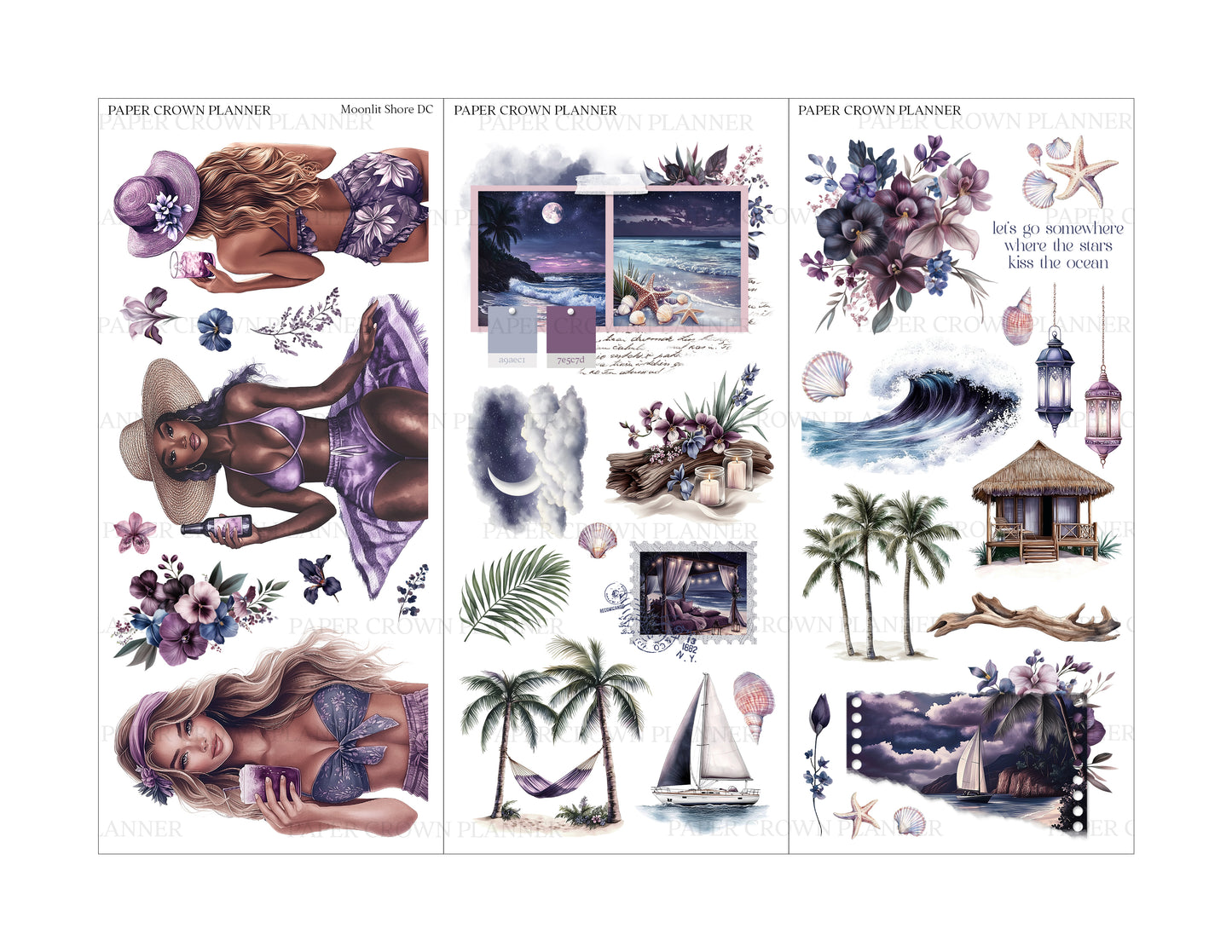 MOONLIT SHORE // Deco Kit