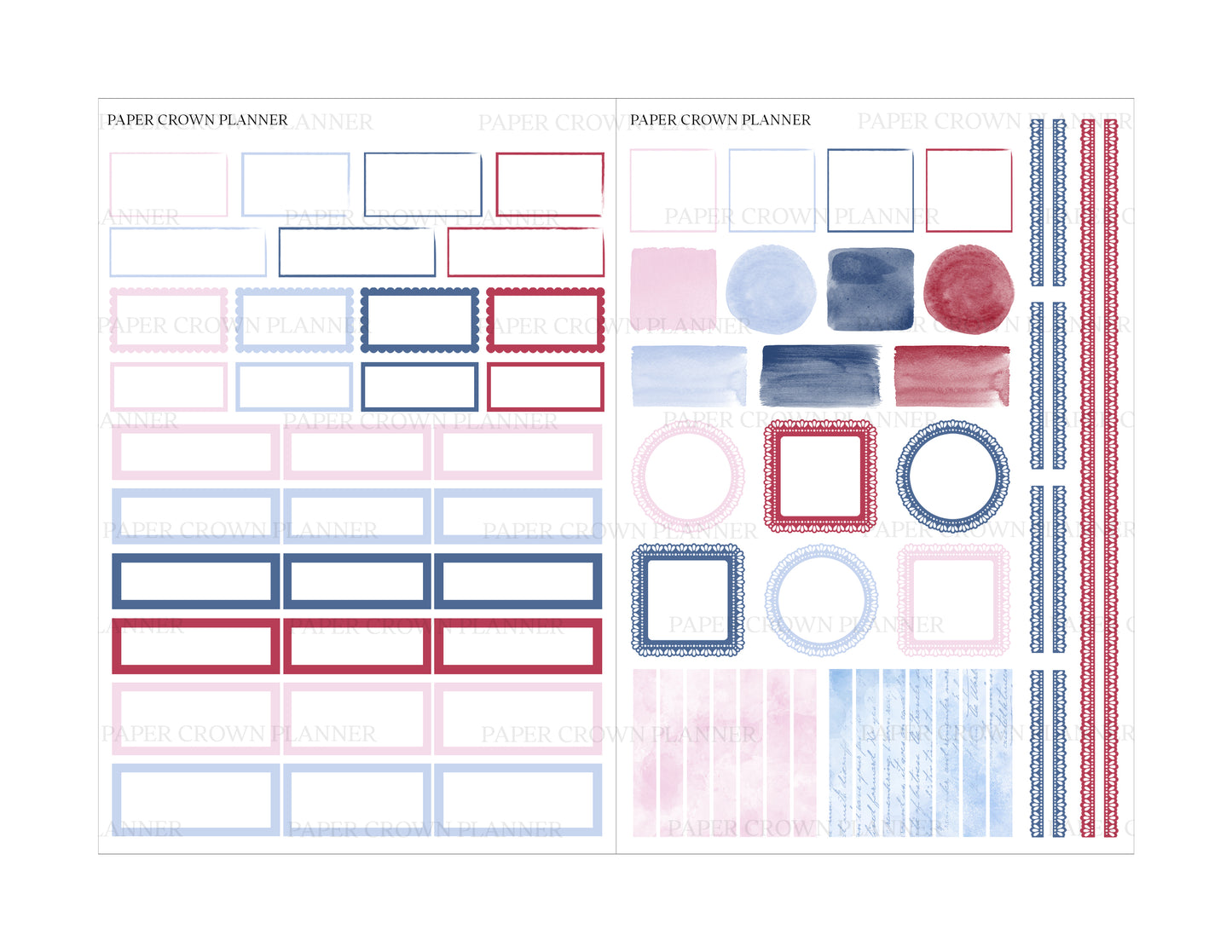 RED, WHITE AND BLUE // Weekly Kit