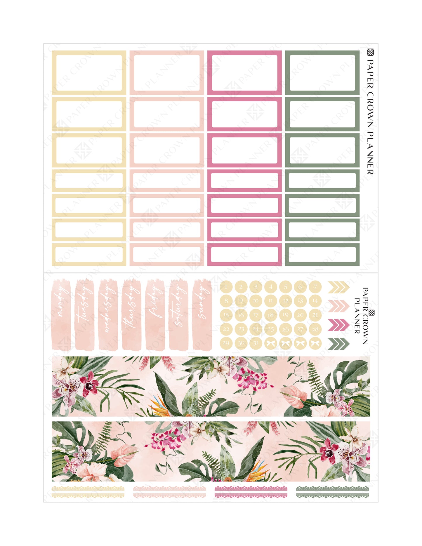 TROPICAL HEAT // Weekly Kit