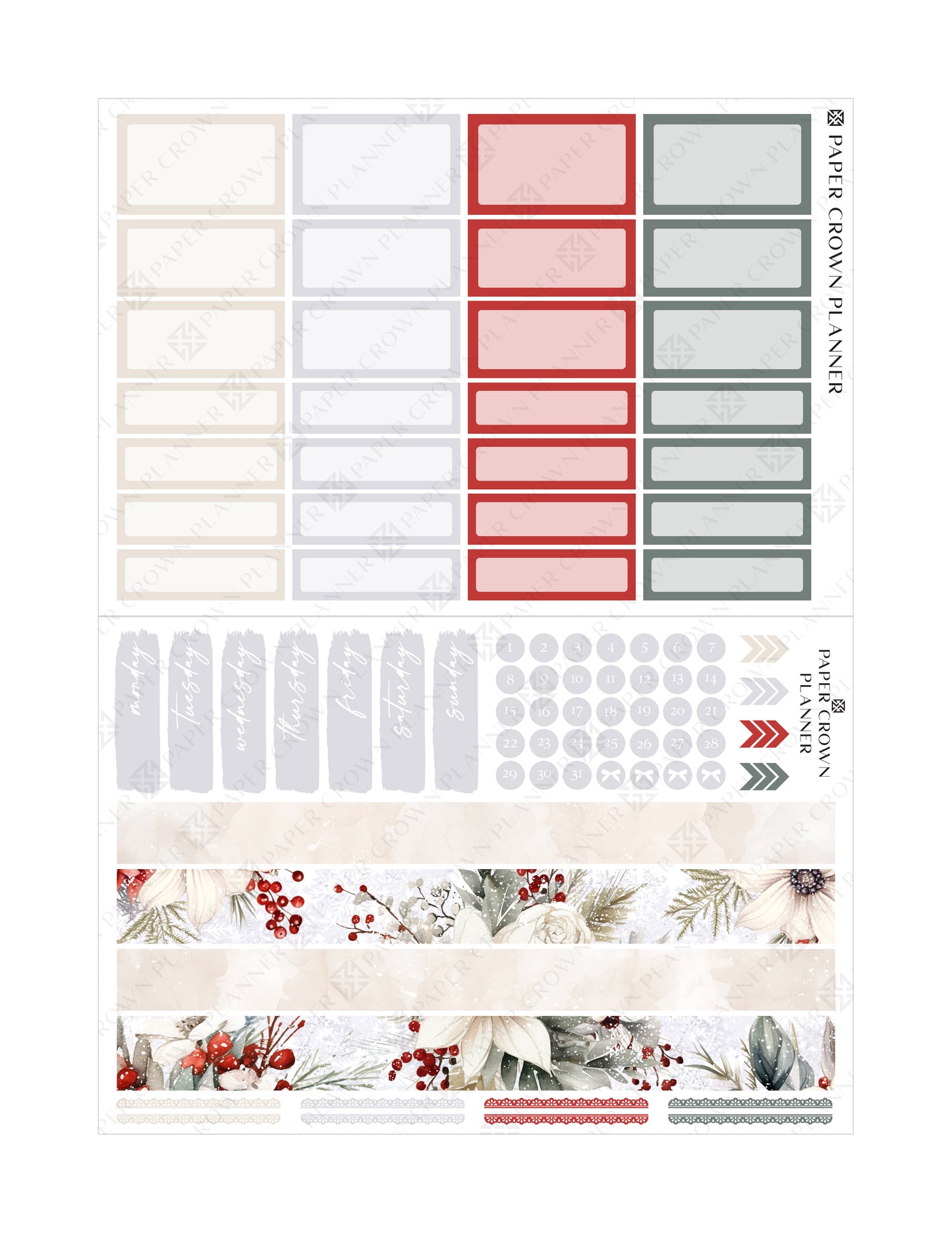 HOLIDAY SPIRIT // Weekly kit