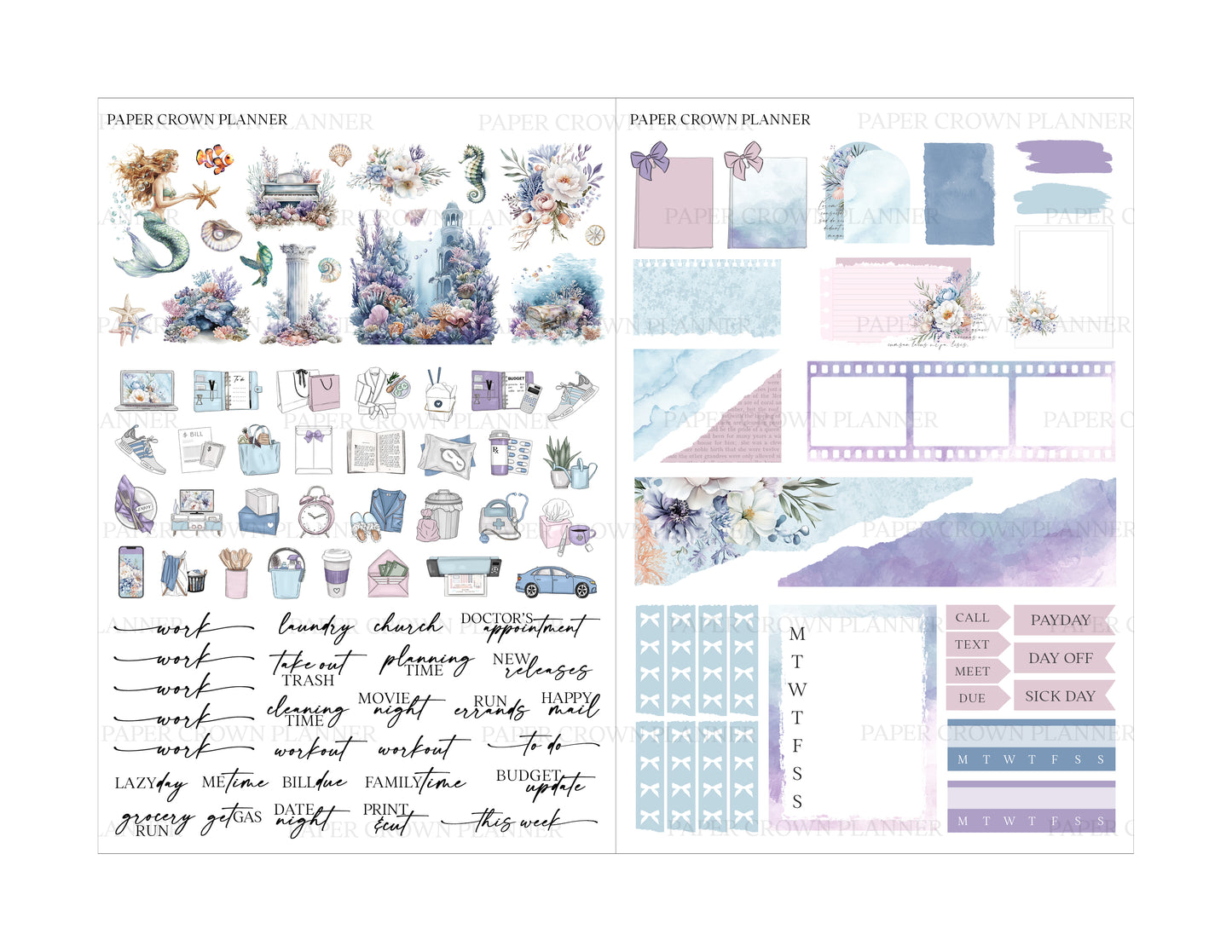 UNDER THE SEA // Weekly Kit