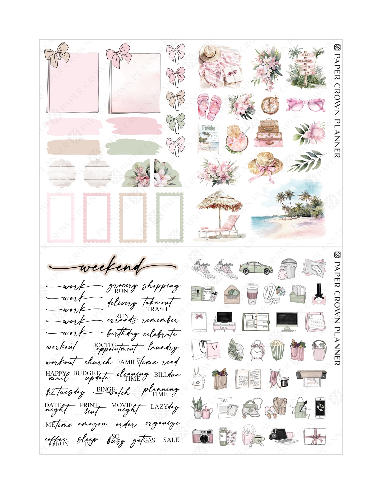 PARADISE // Weekly Kit