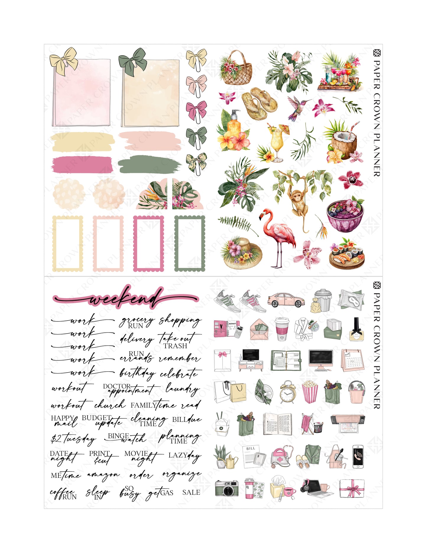 TROPICAL HEAT // Weekly Kit