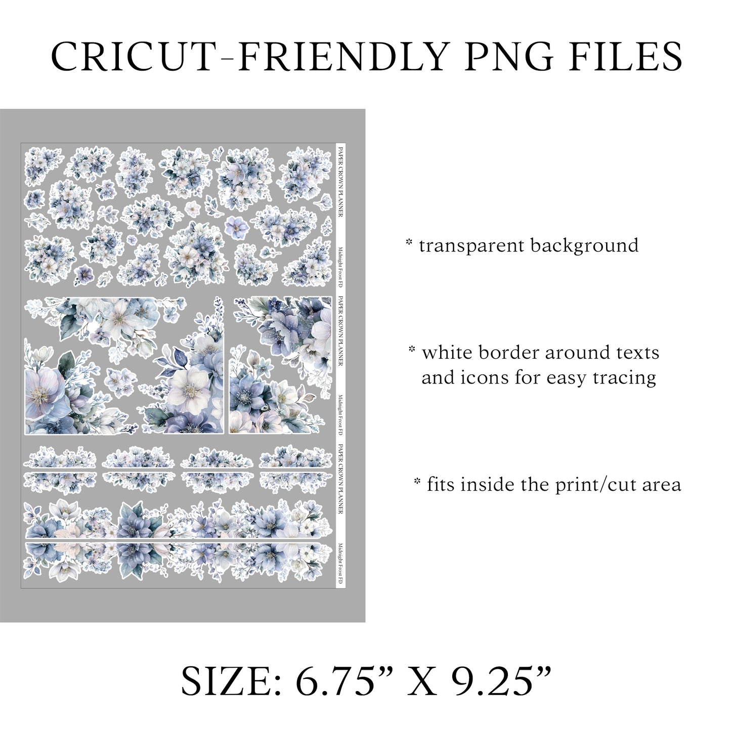 MIDNIGHT FROST // Floral Deco