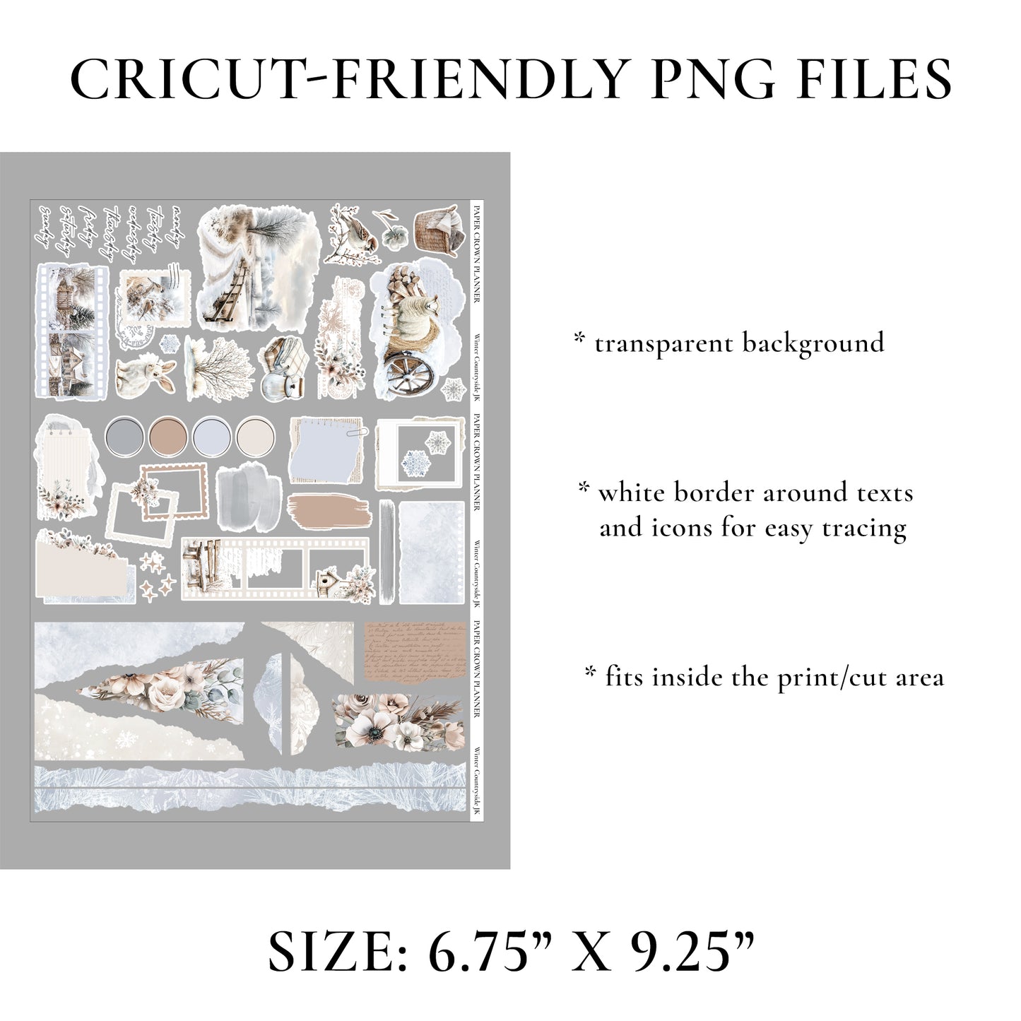 WINTER COUNTRYSIDE // Journaling Kit