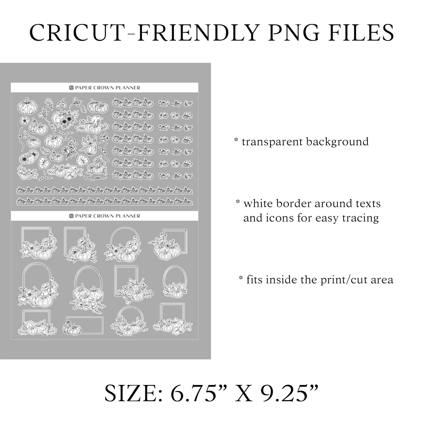 PUMPKINS // Foil-Ready Stickers