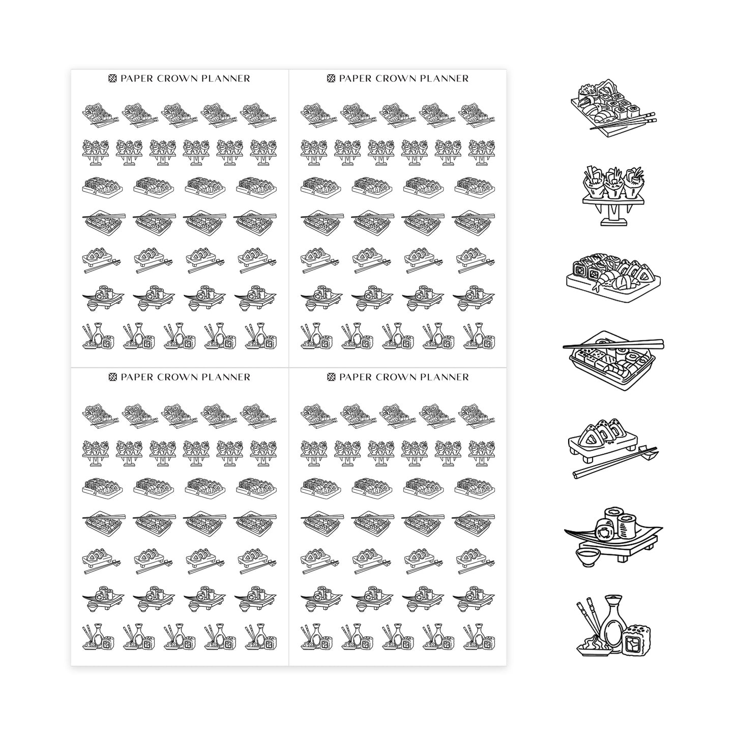 SUSHI // Foil-Ready Icons