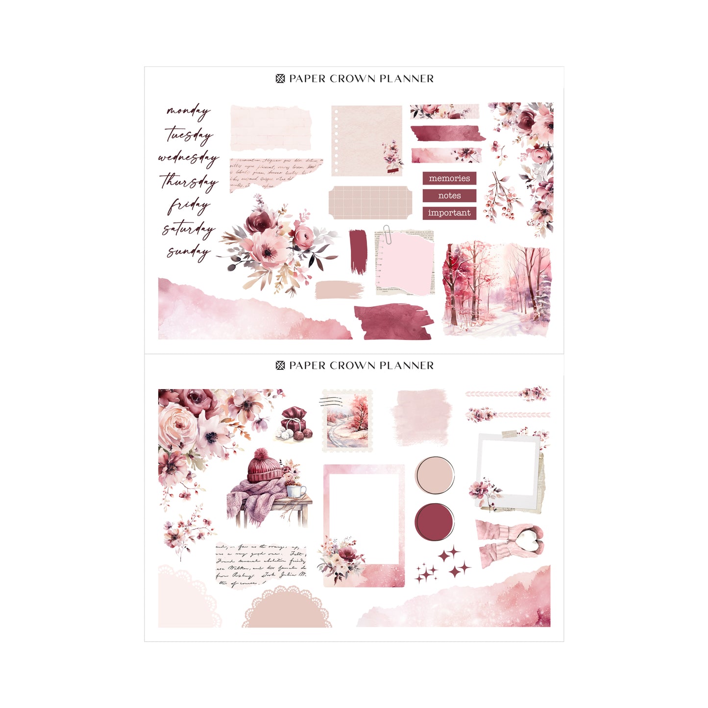 BERRY WINTER // Journaling Kit