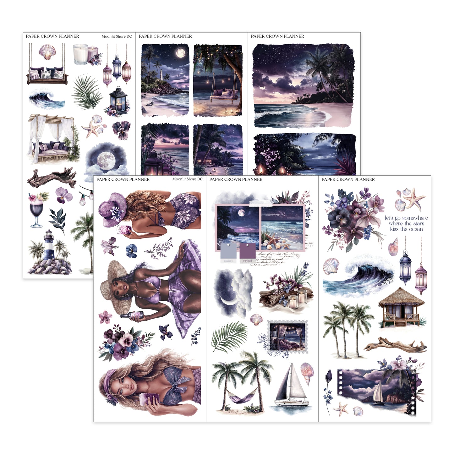 MOONLIT SHORE // Deco Kit