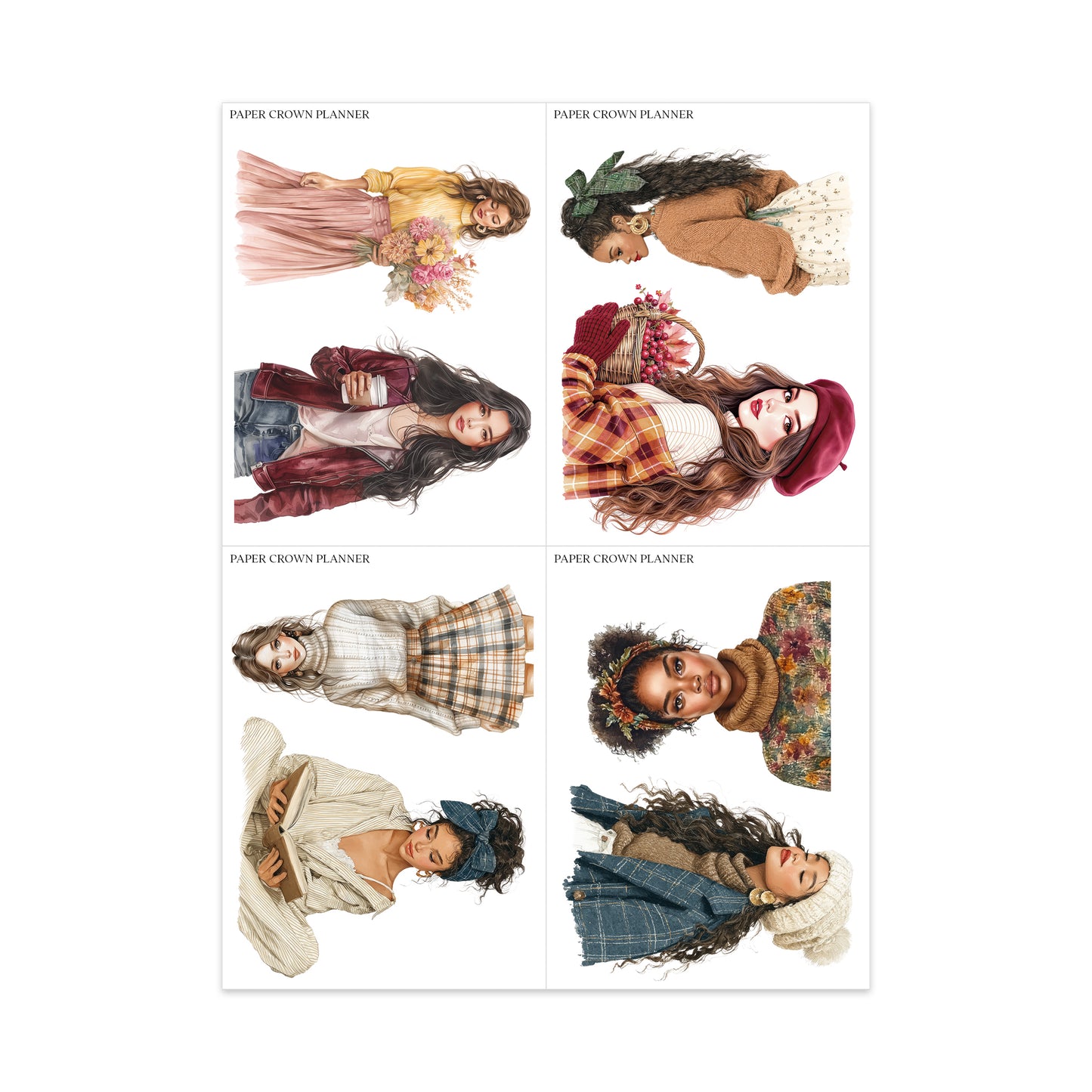FALL FASHION DOLLS // Freebie