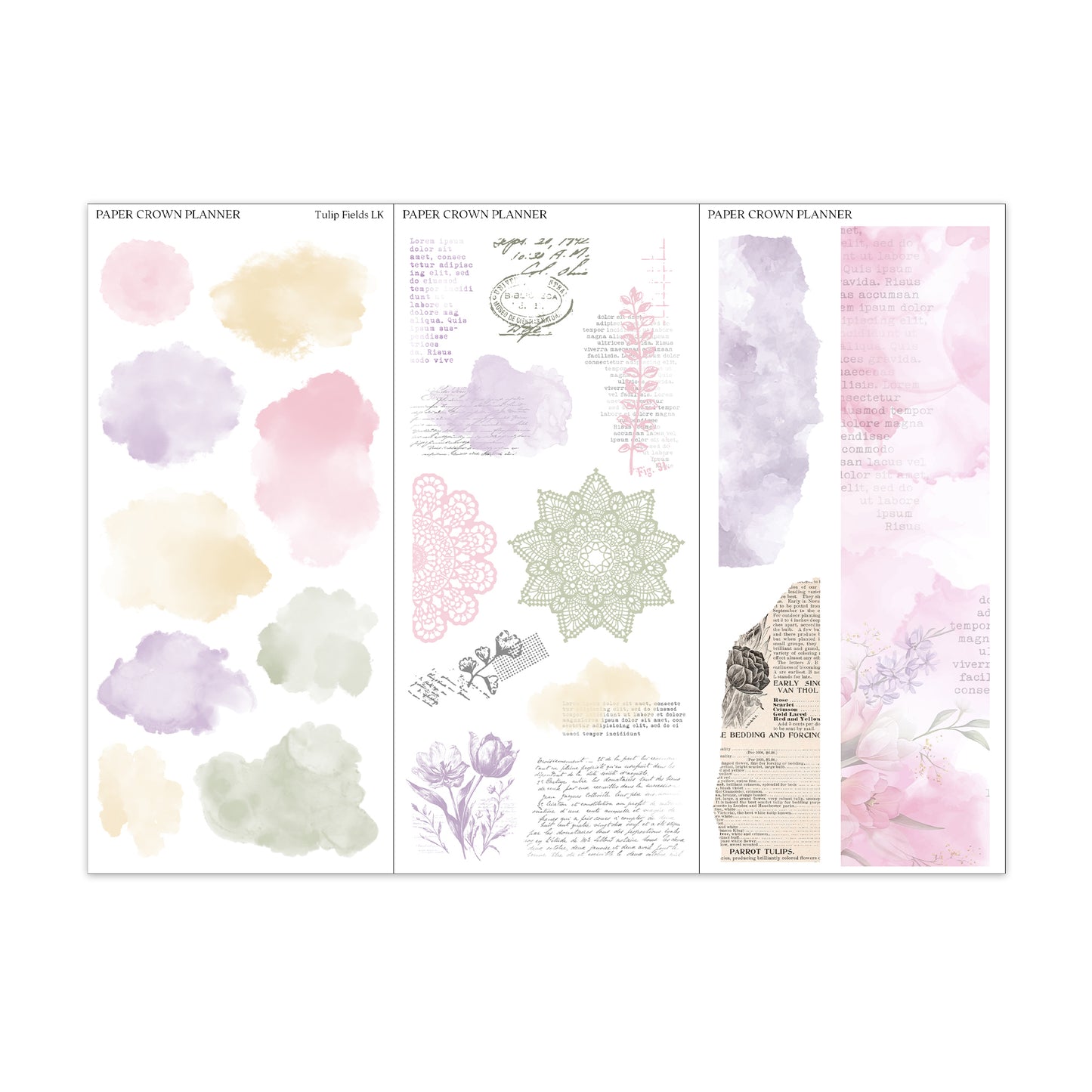 TULIP FIELDS // Layering Kit