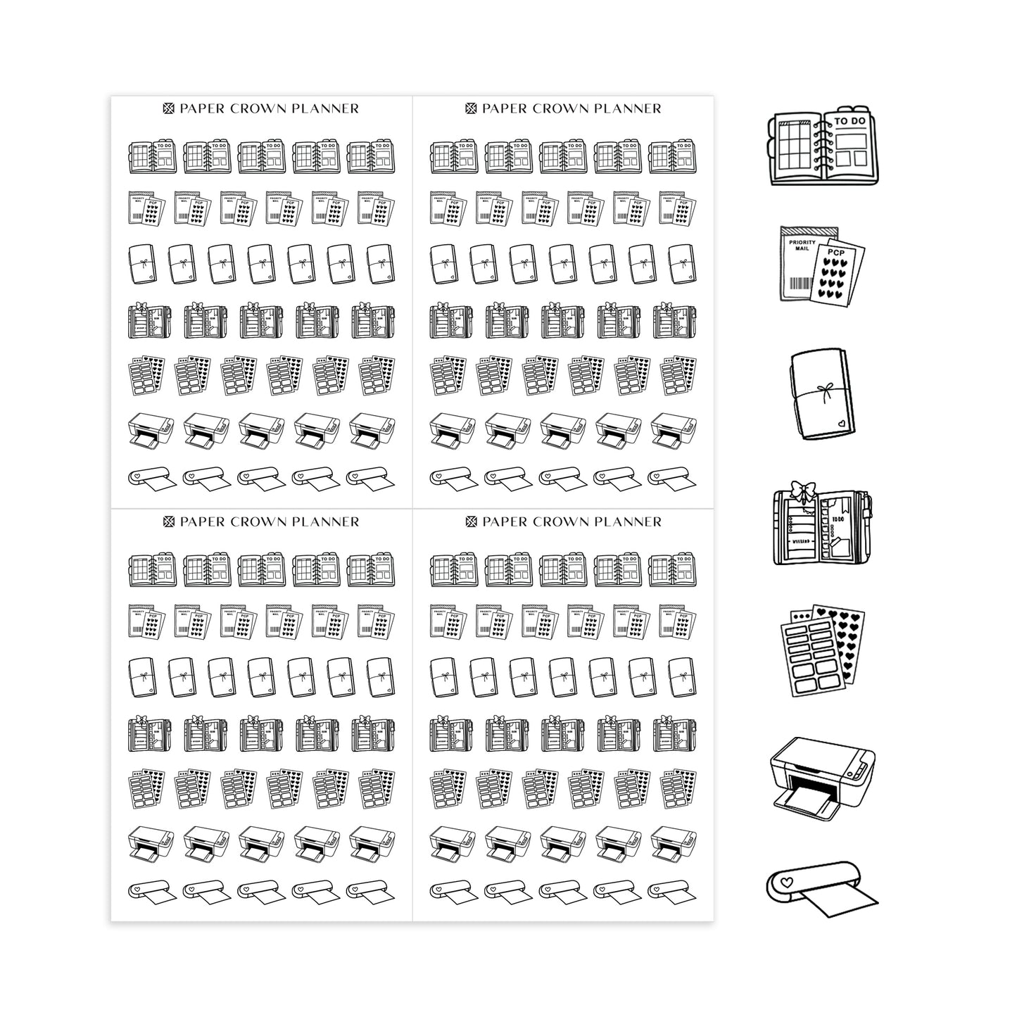 PLANNING // Foil-Ready Icons