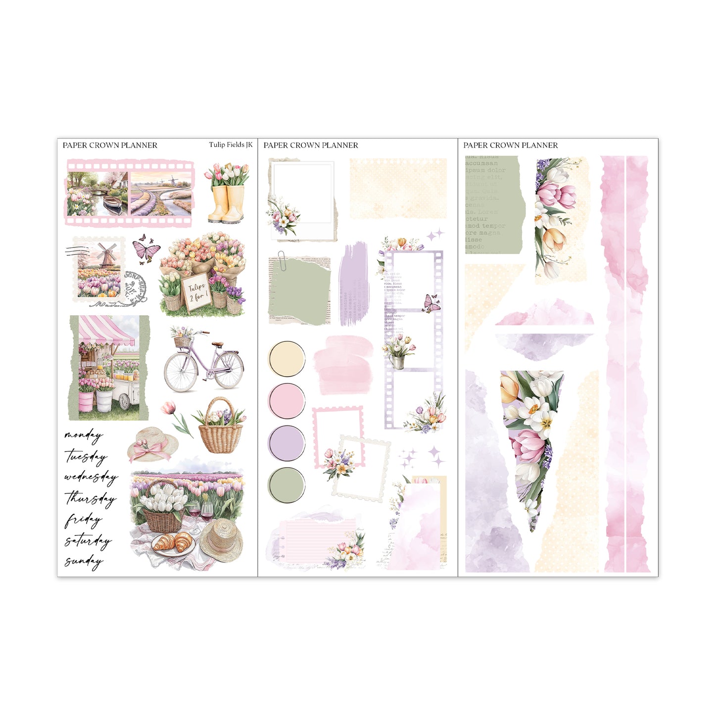 TULIP FIELDS // Journaling Kit