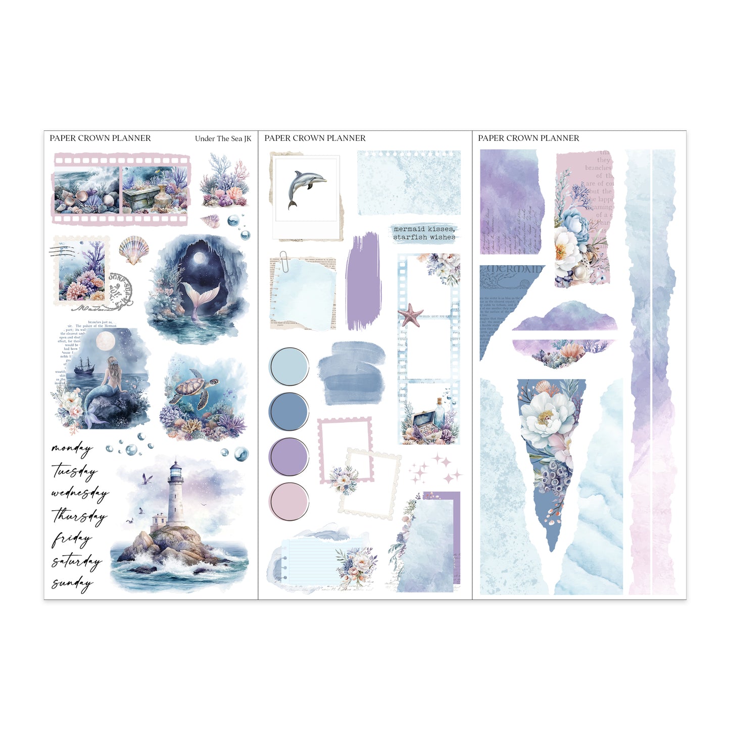 UNDER THE SEA // Journaling Kit