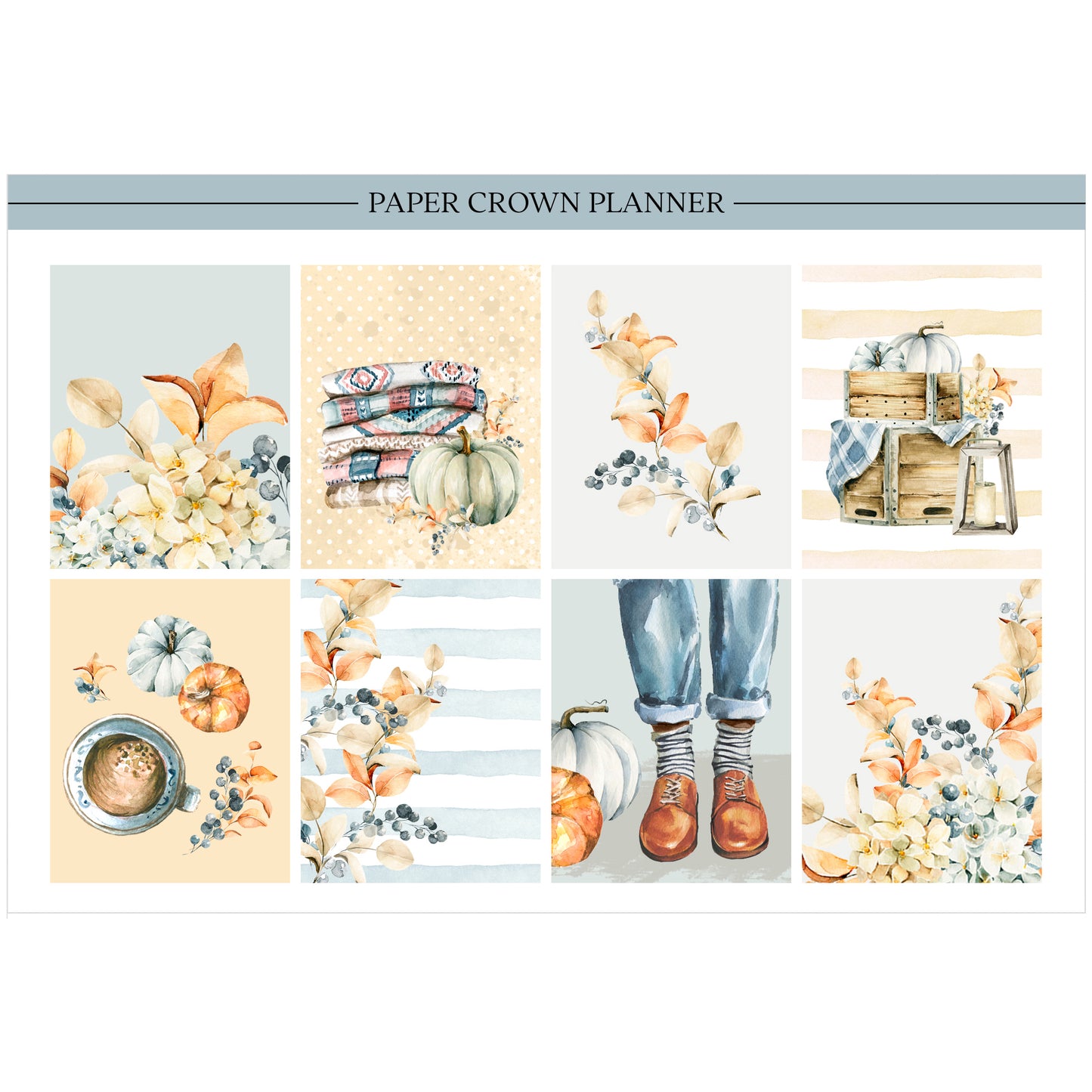 AUTUMN TREASURES Weekly Planner Stickers