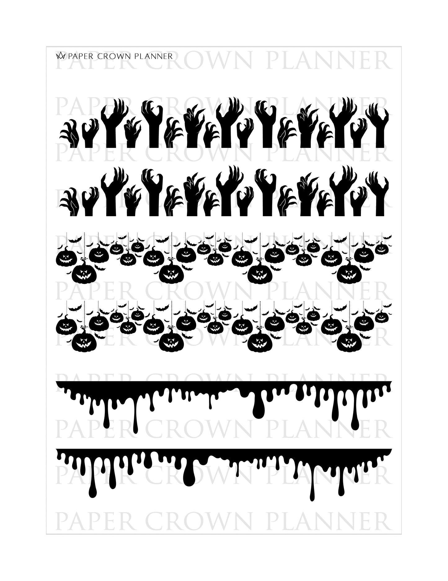 HALLOWEEN BUNDLE // Foil-ready Stickers