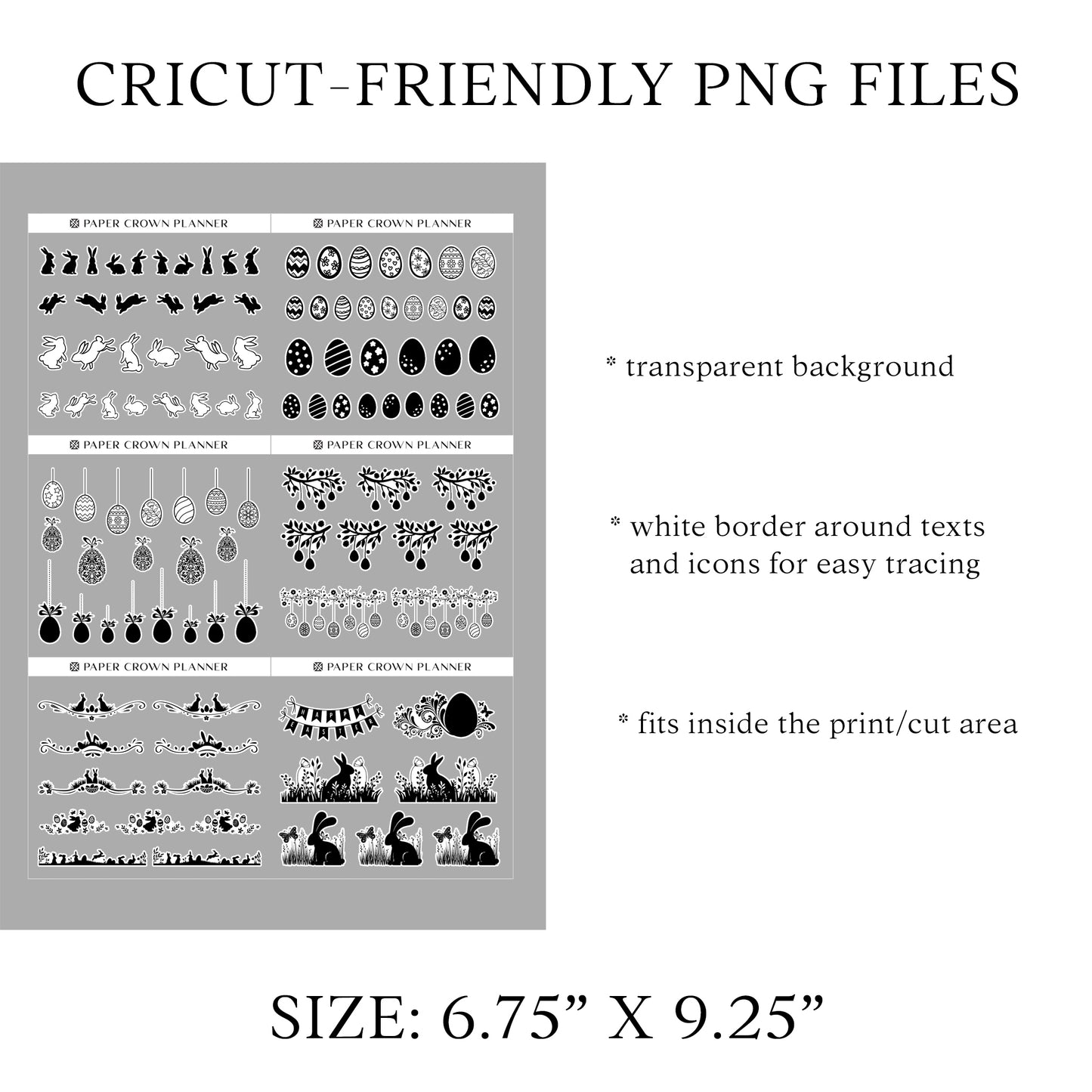 EASTER // Foil-Ready Stickers