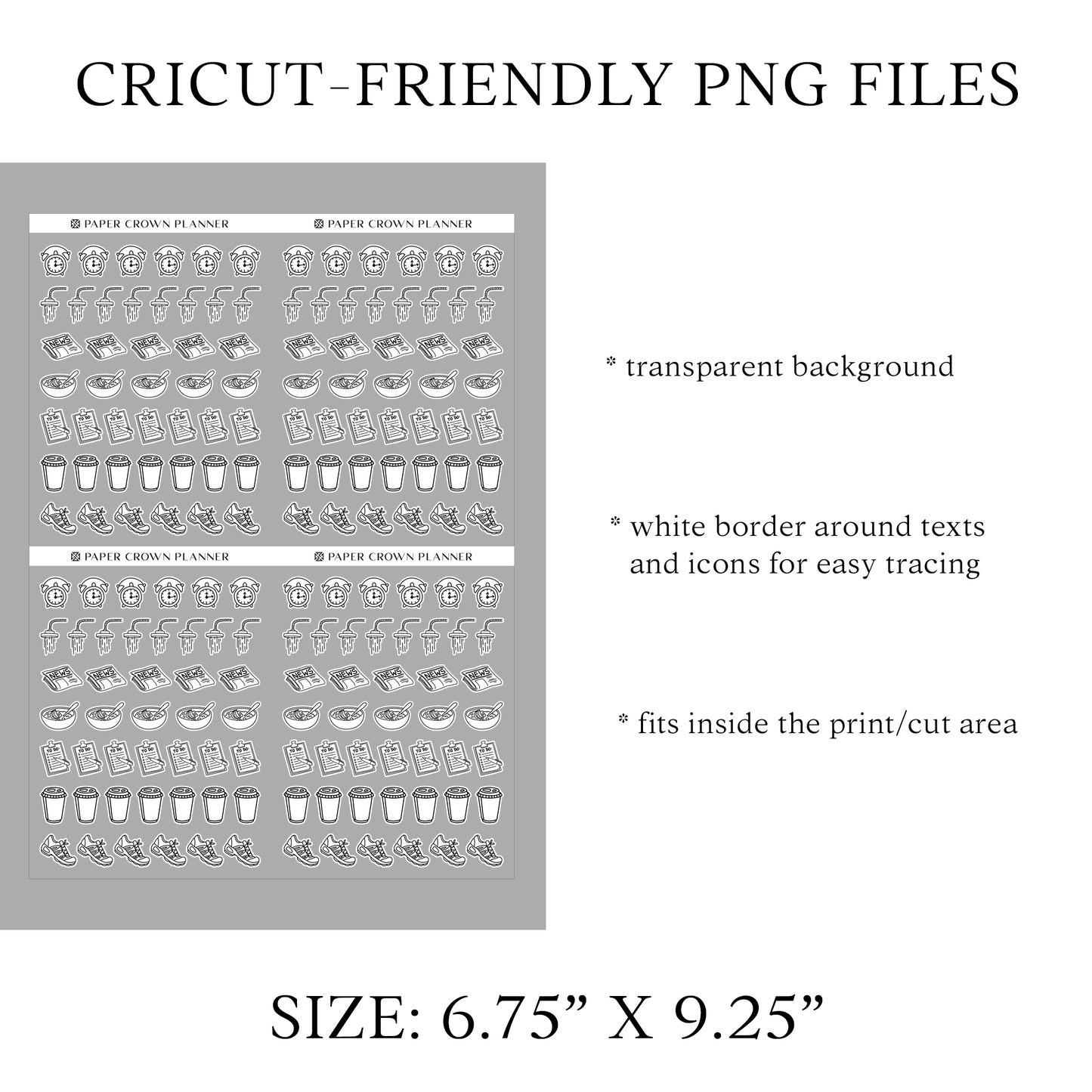 MORNING ROUTINE // Foil-Ready Icons
