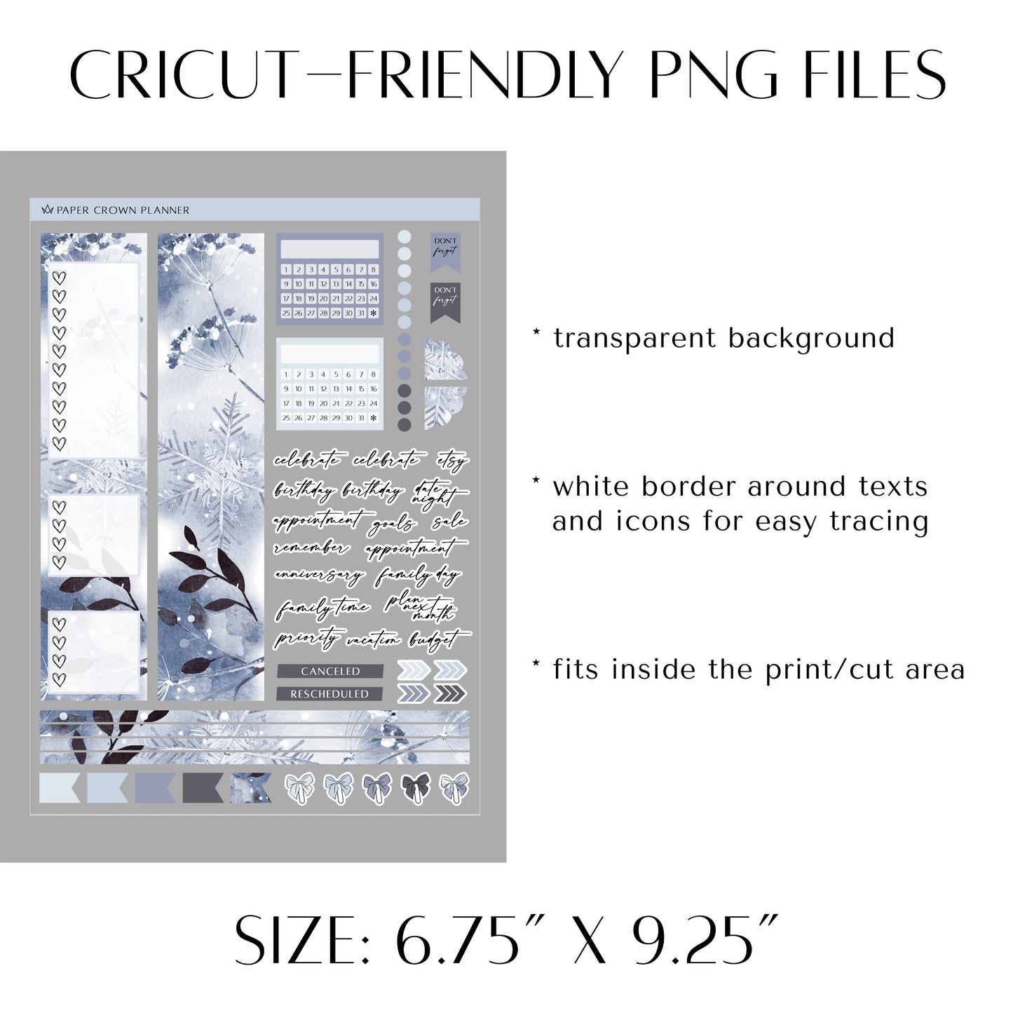 WINTER FOREST // Monthly Kit