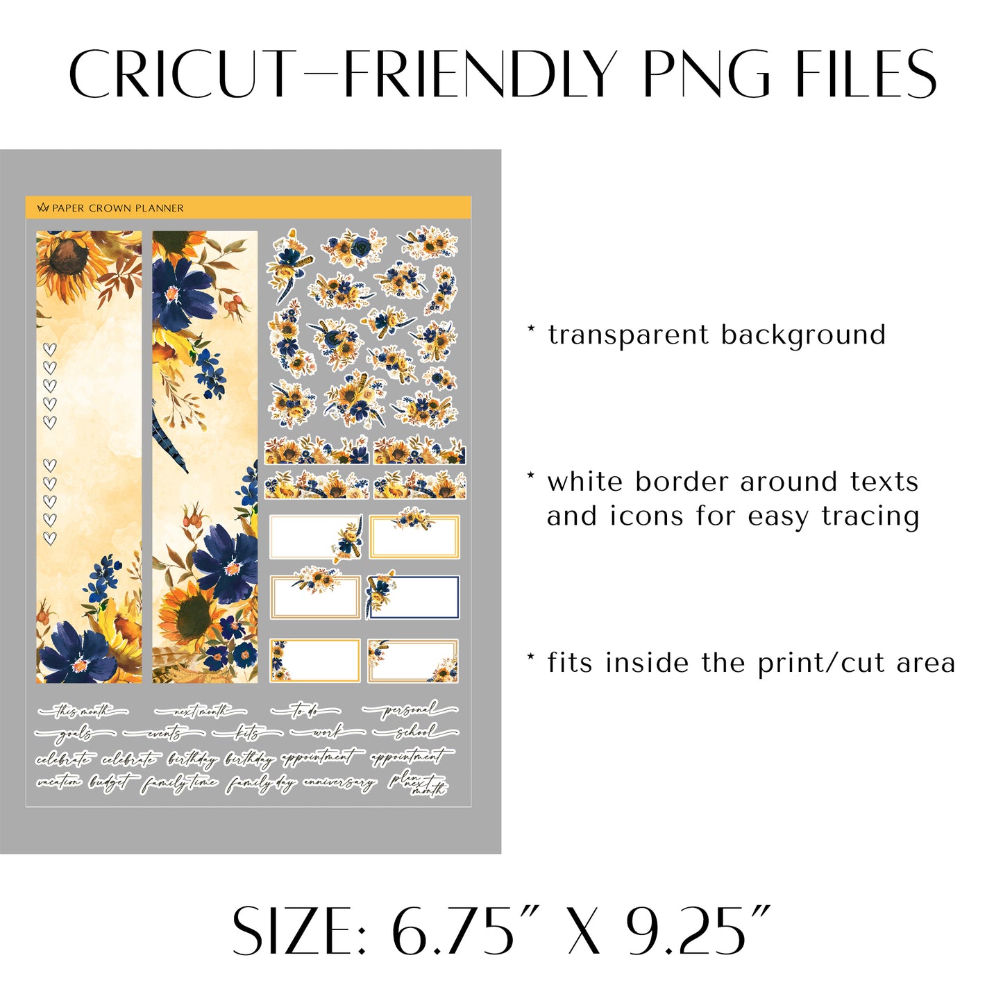 SUNFLOWERS // Floral Monthly Kit