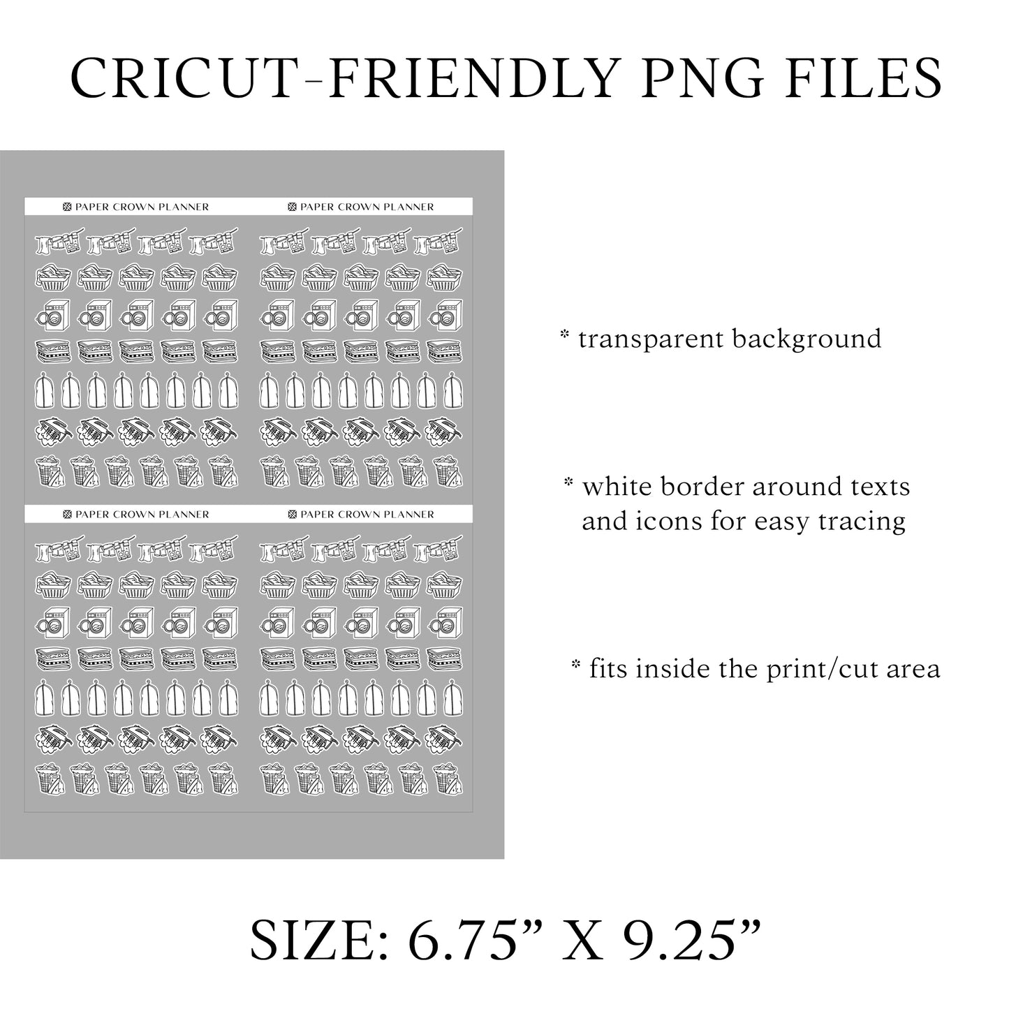 LAUNDRY // Foil-Ready Icons