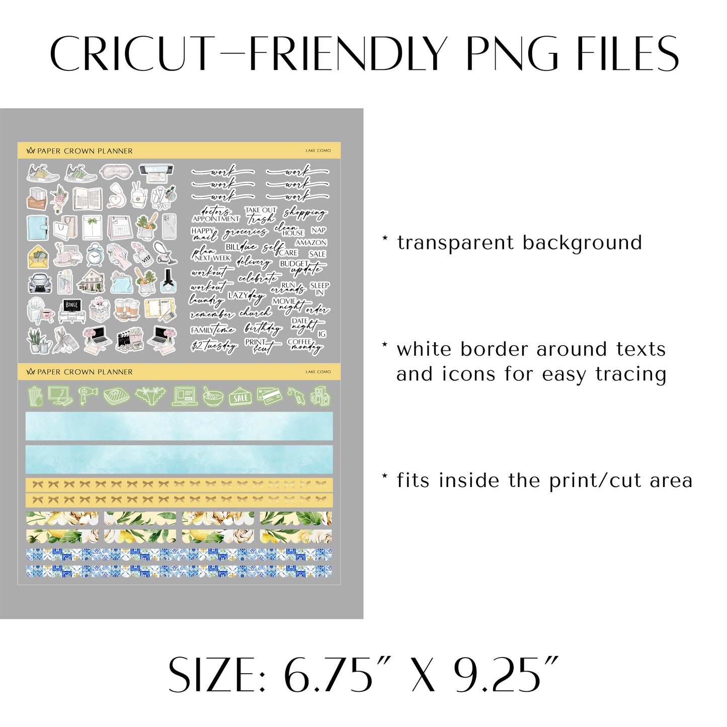 LAKE COMO // Weekly Kit