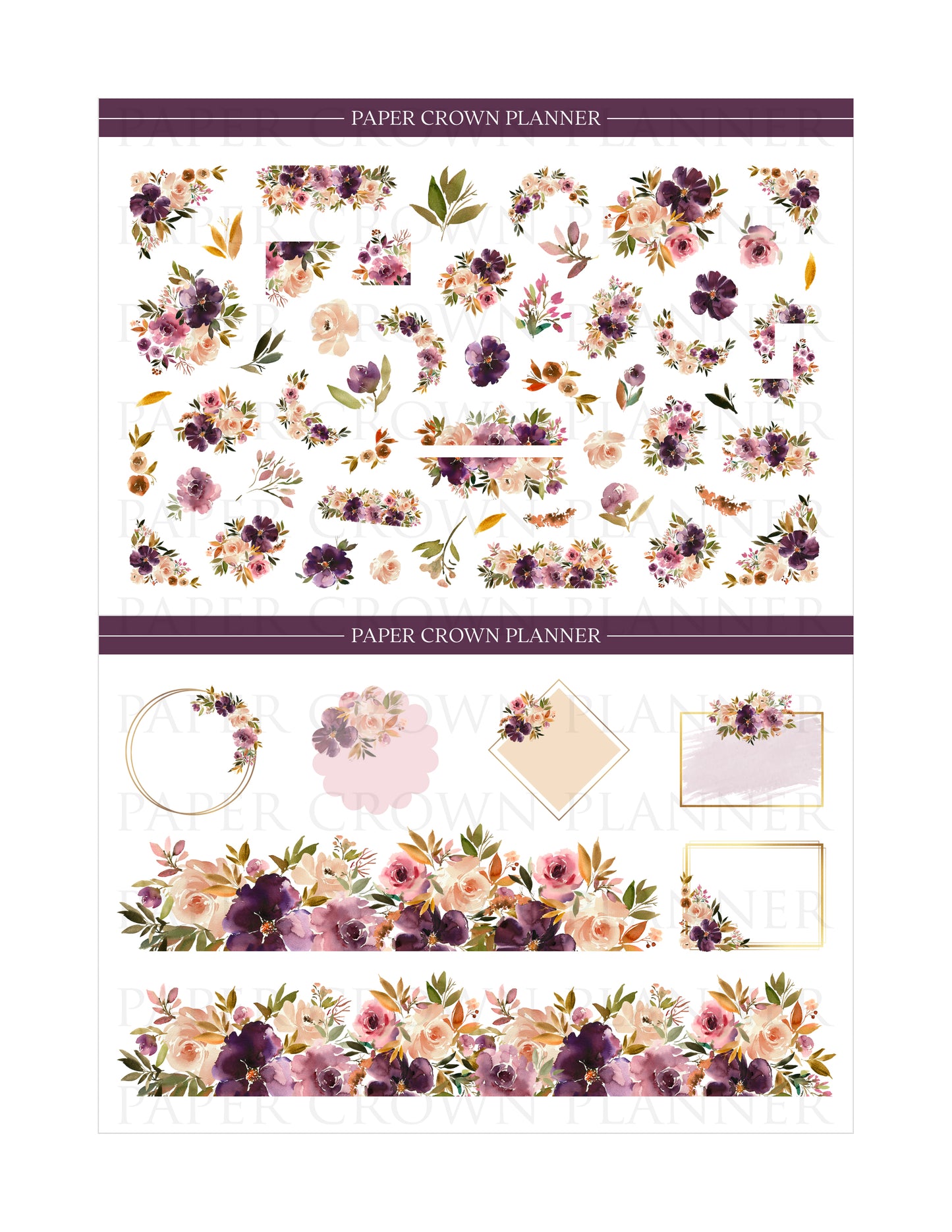 FLORAL Deco Stickers