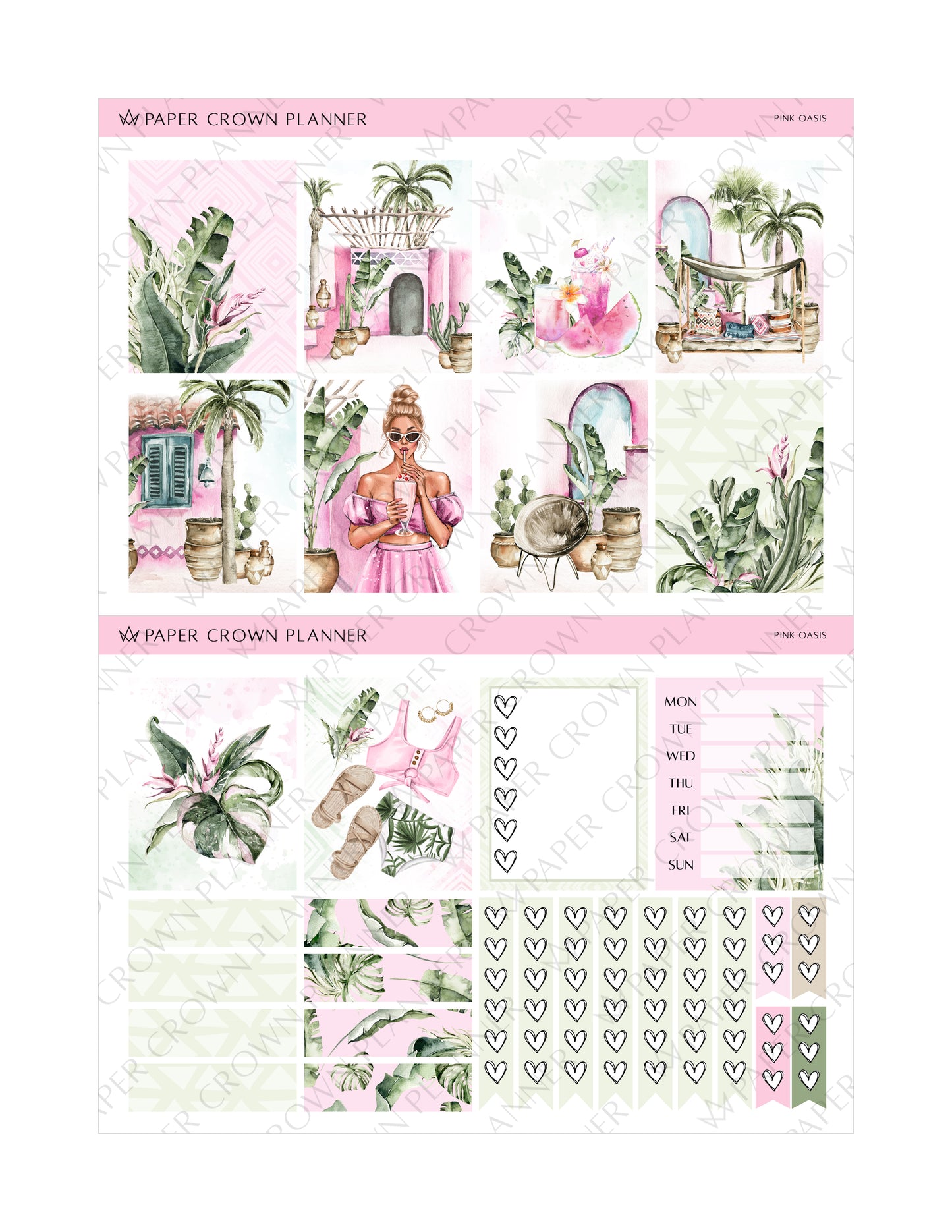 PINK OASIS // Weekly Kit