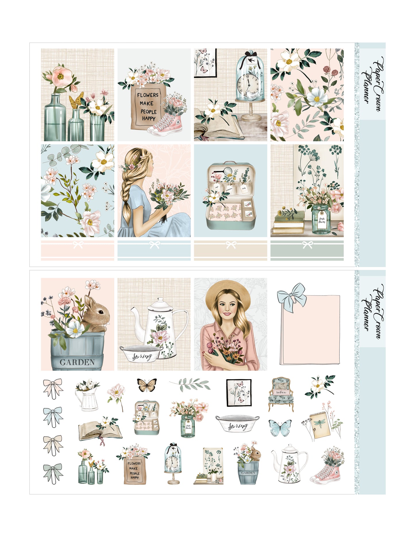 BOTANICAL // Weekly Planner Stickers
