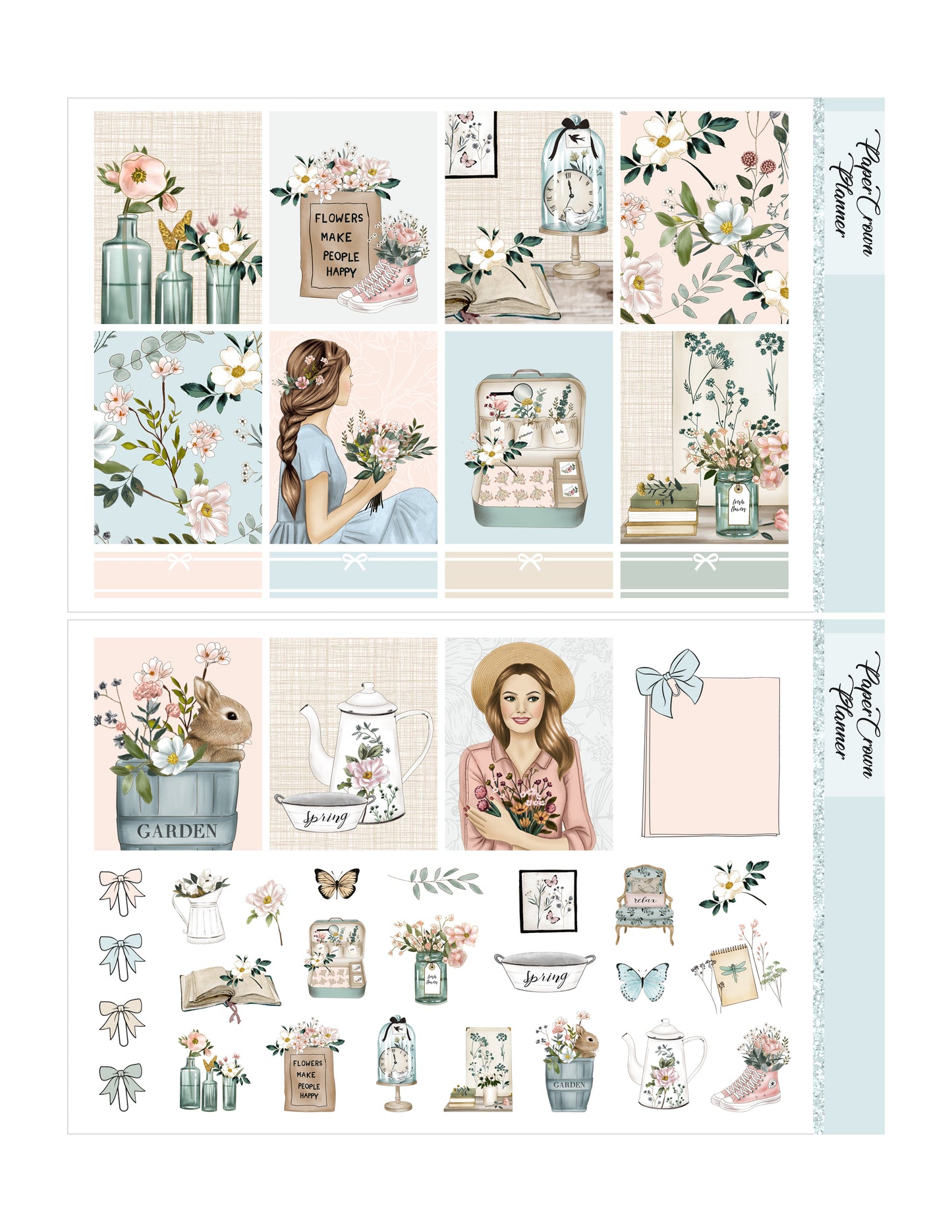 BOTANICAL // Weekly Planner Stickers