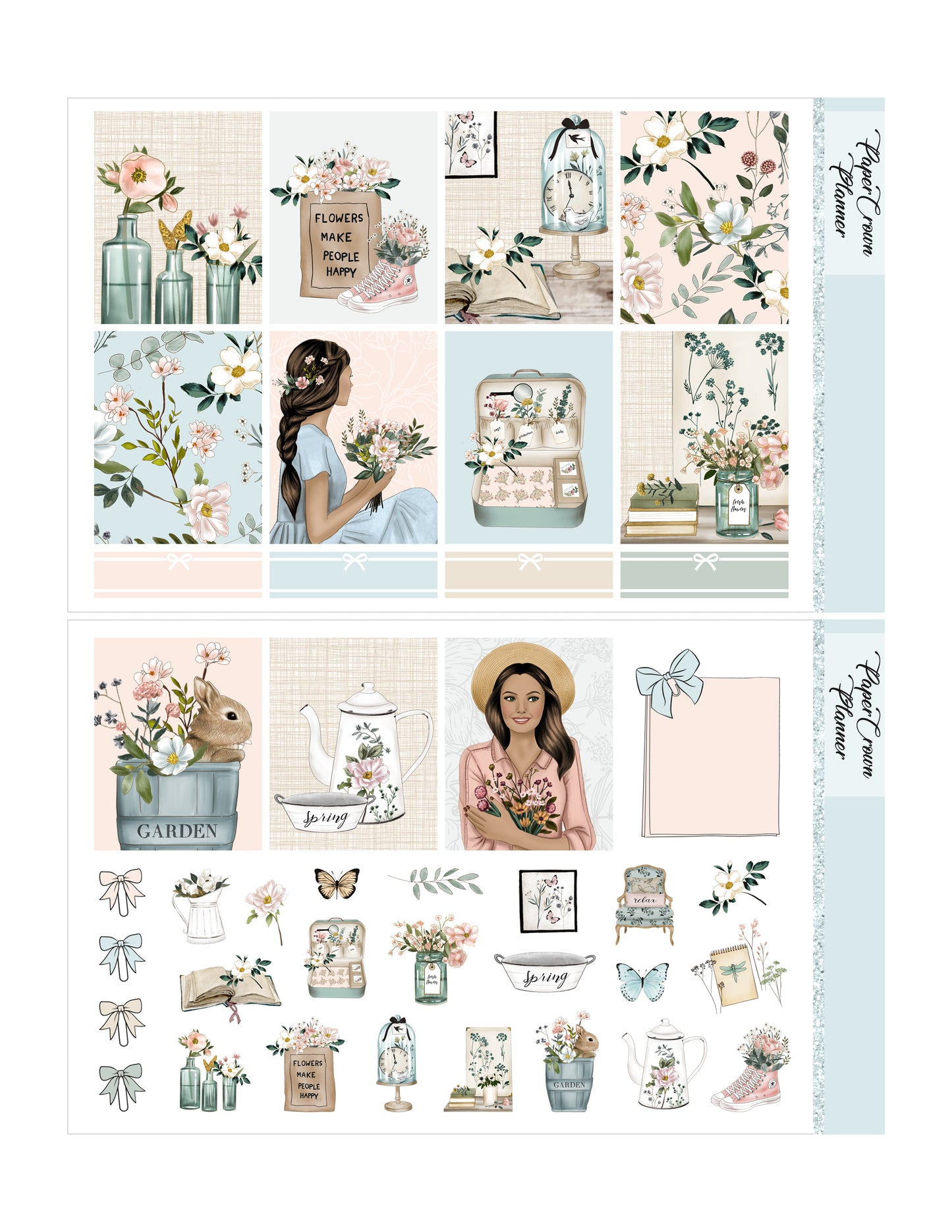 BOTANICAL // Weekly Planner Stickers