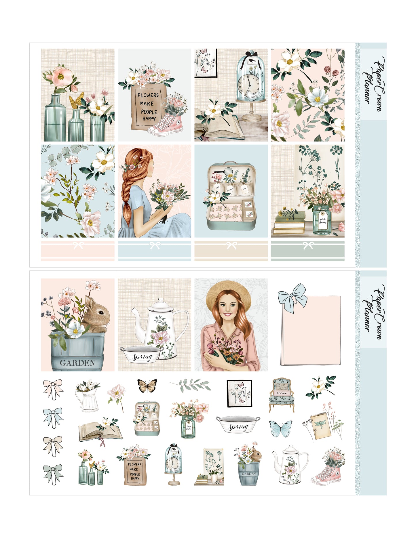 BOTANICAL // Weekly Planner Stickers
