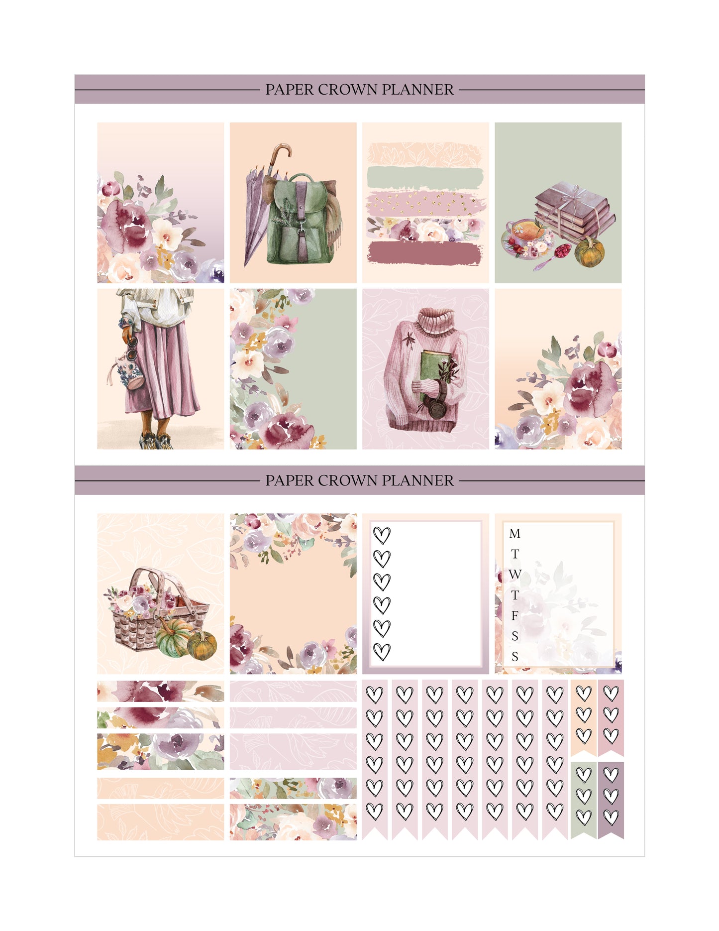HELLO FALL // Weekly Planner Stickers