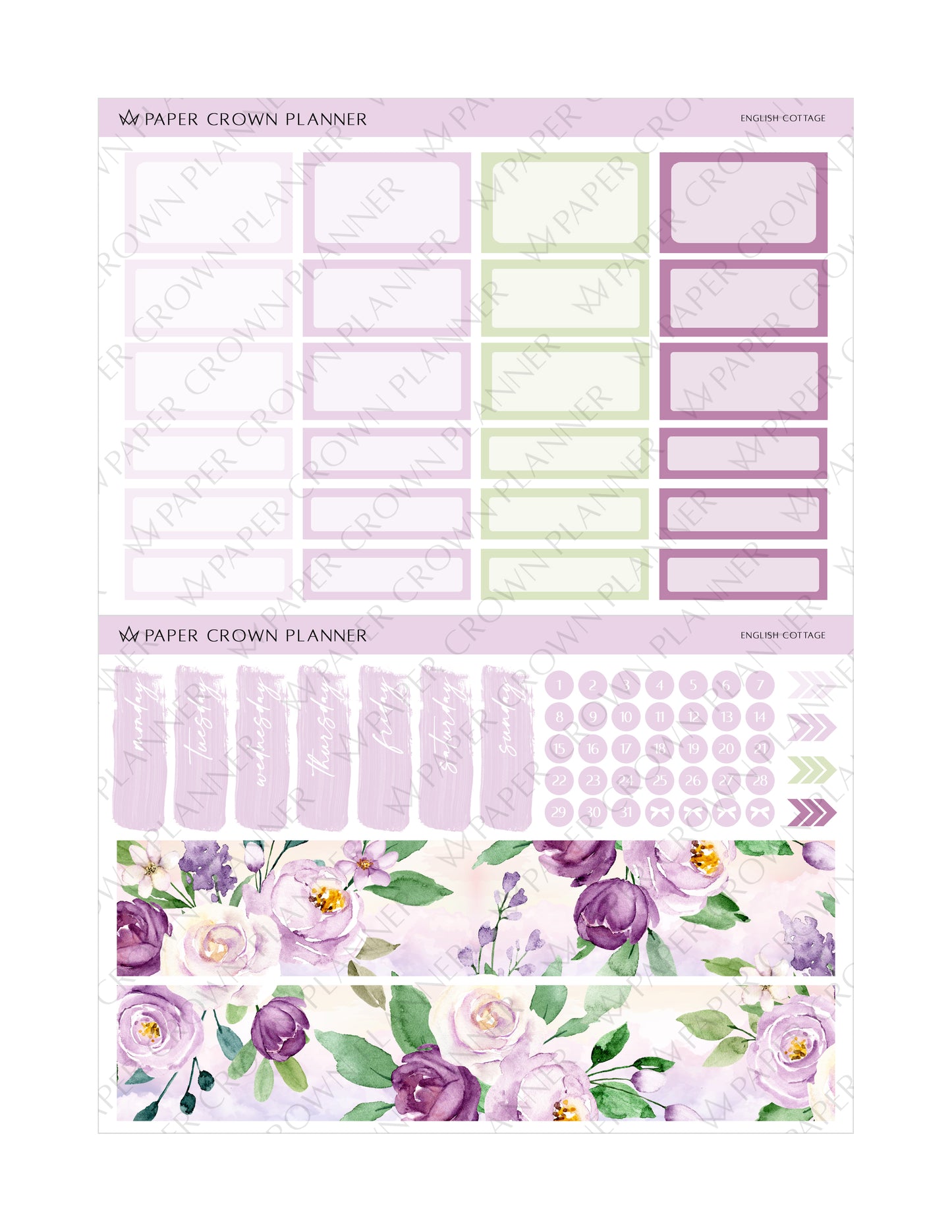 ENGLISH COTTAGE // Weekly Kit