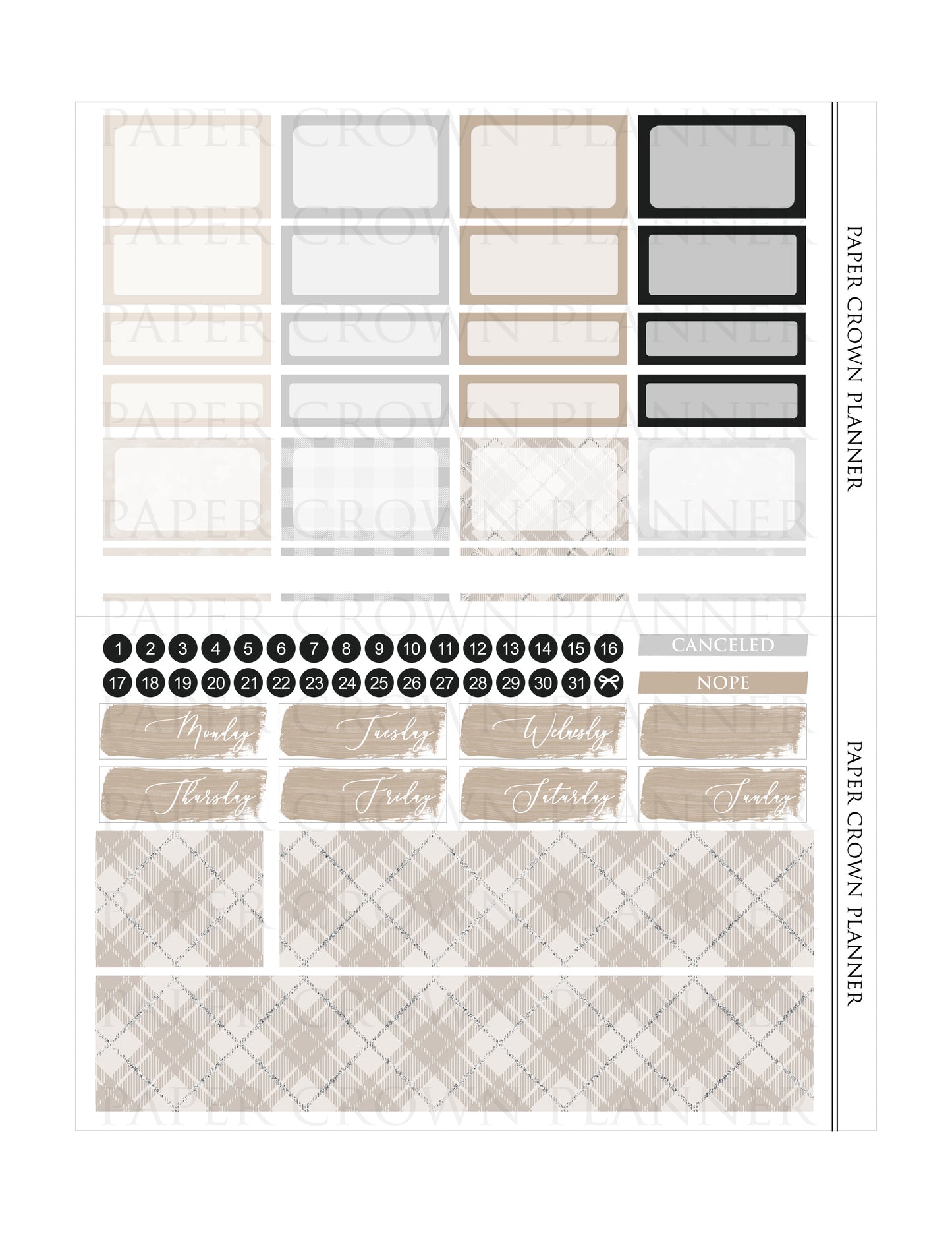 PLAID CHRISTMAS // Weekly Kit