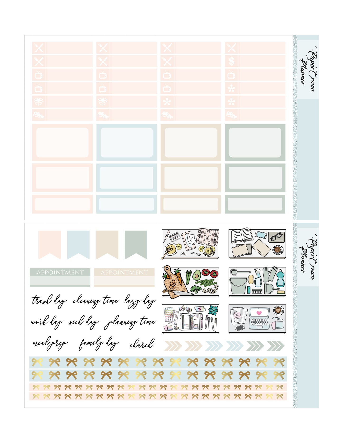 BOTANICAL // Weekly Planner Stickers