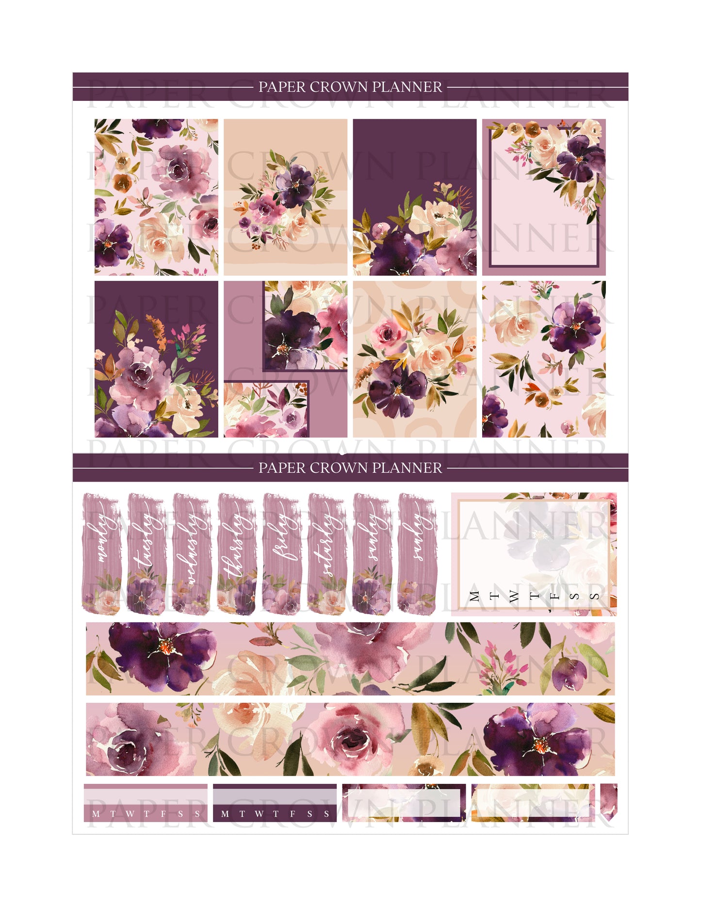 FLORAL Deco Stickers