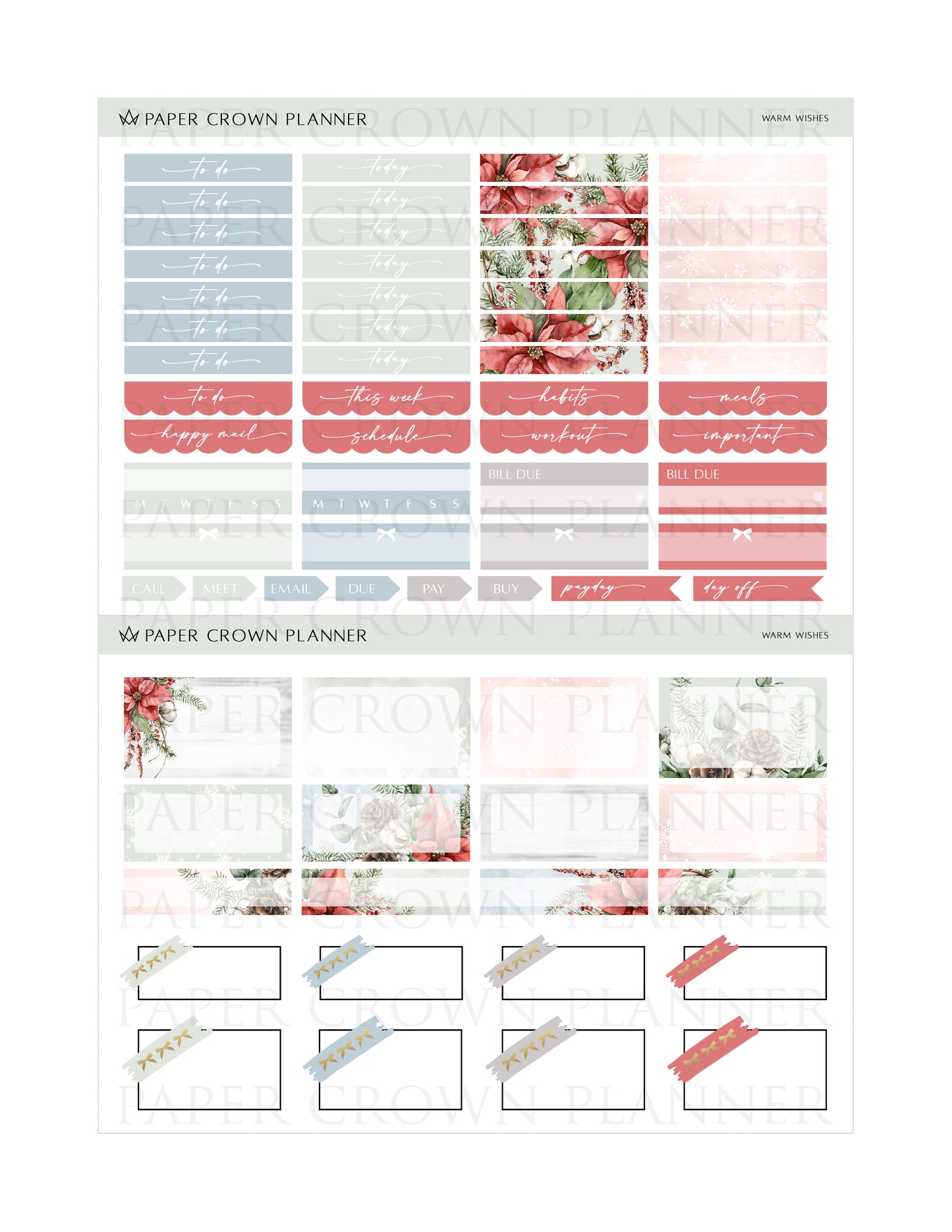 WARM WISHES // Weekly Kit