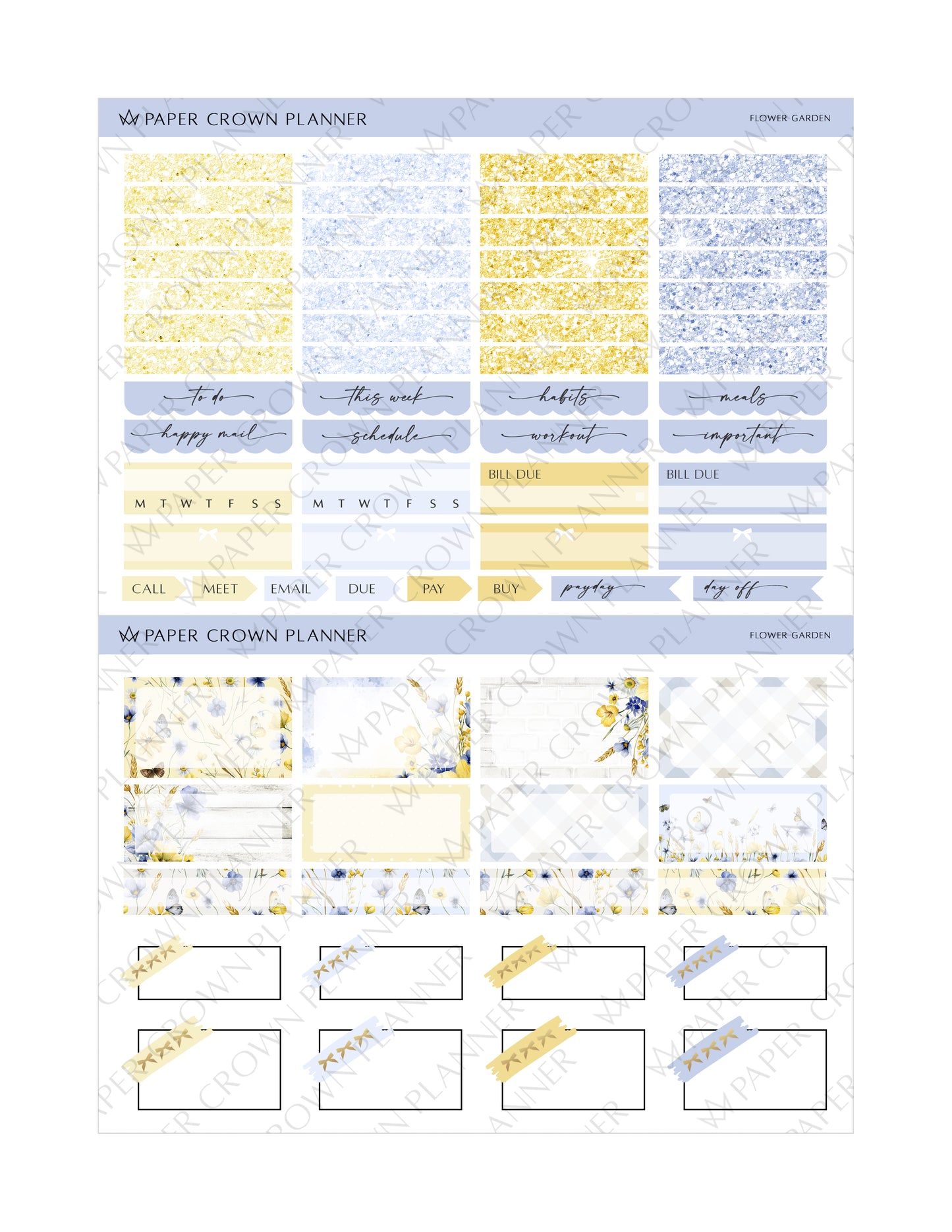 FLOWER GARDEN // Weekly Kit