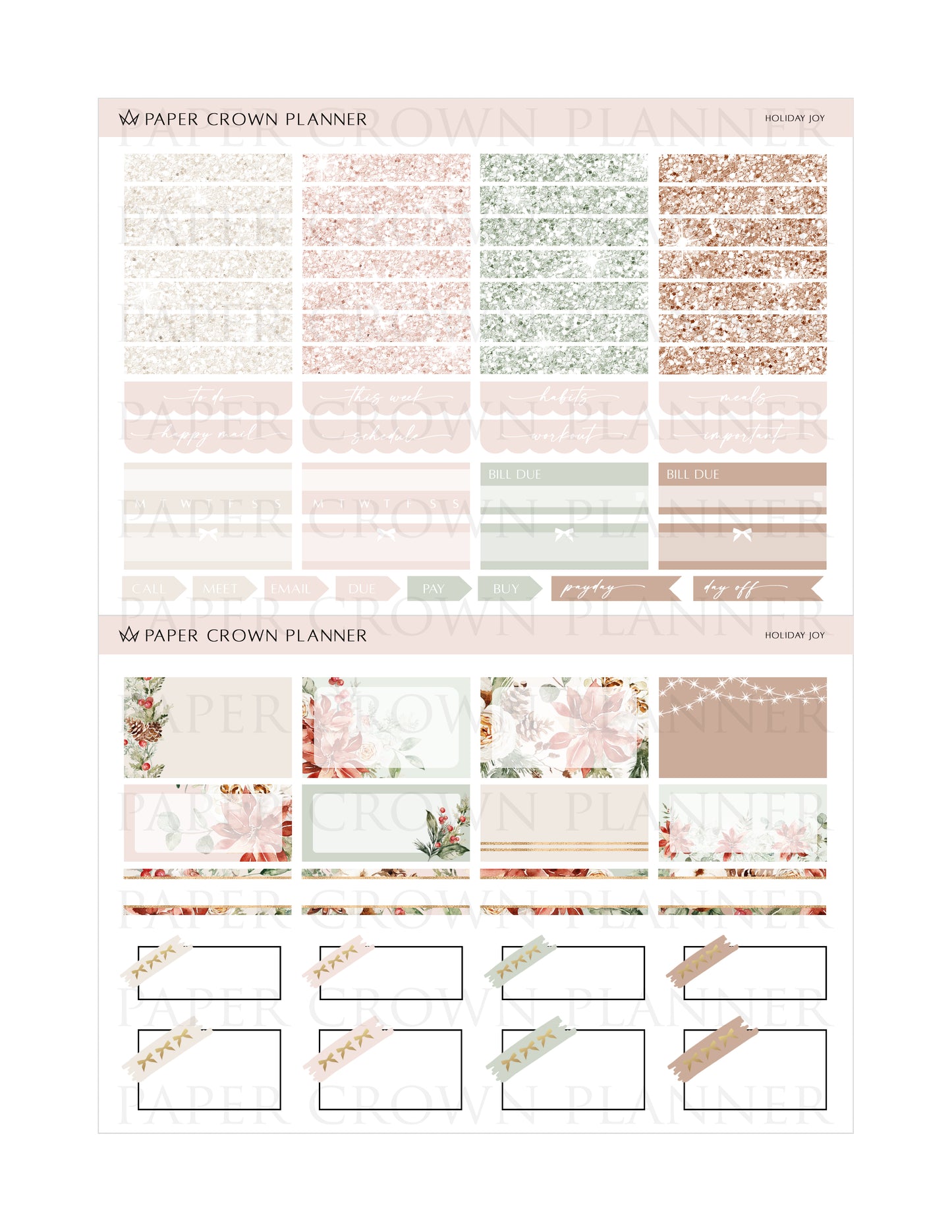 HOLIDAY JOY // Weekly Kit