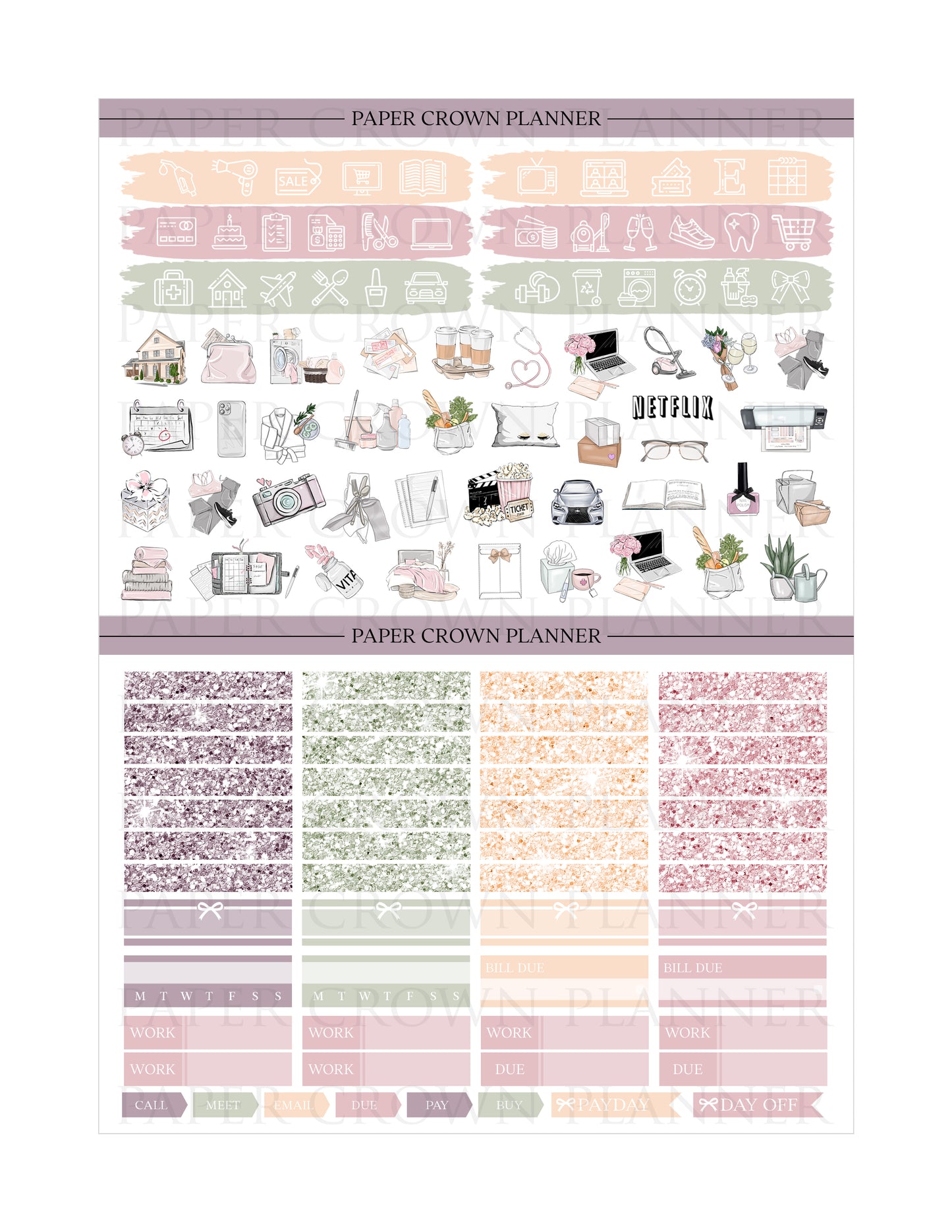 HELLO FALL // Weekly Planner Stickers