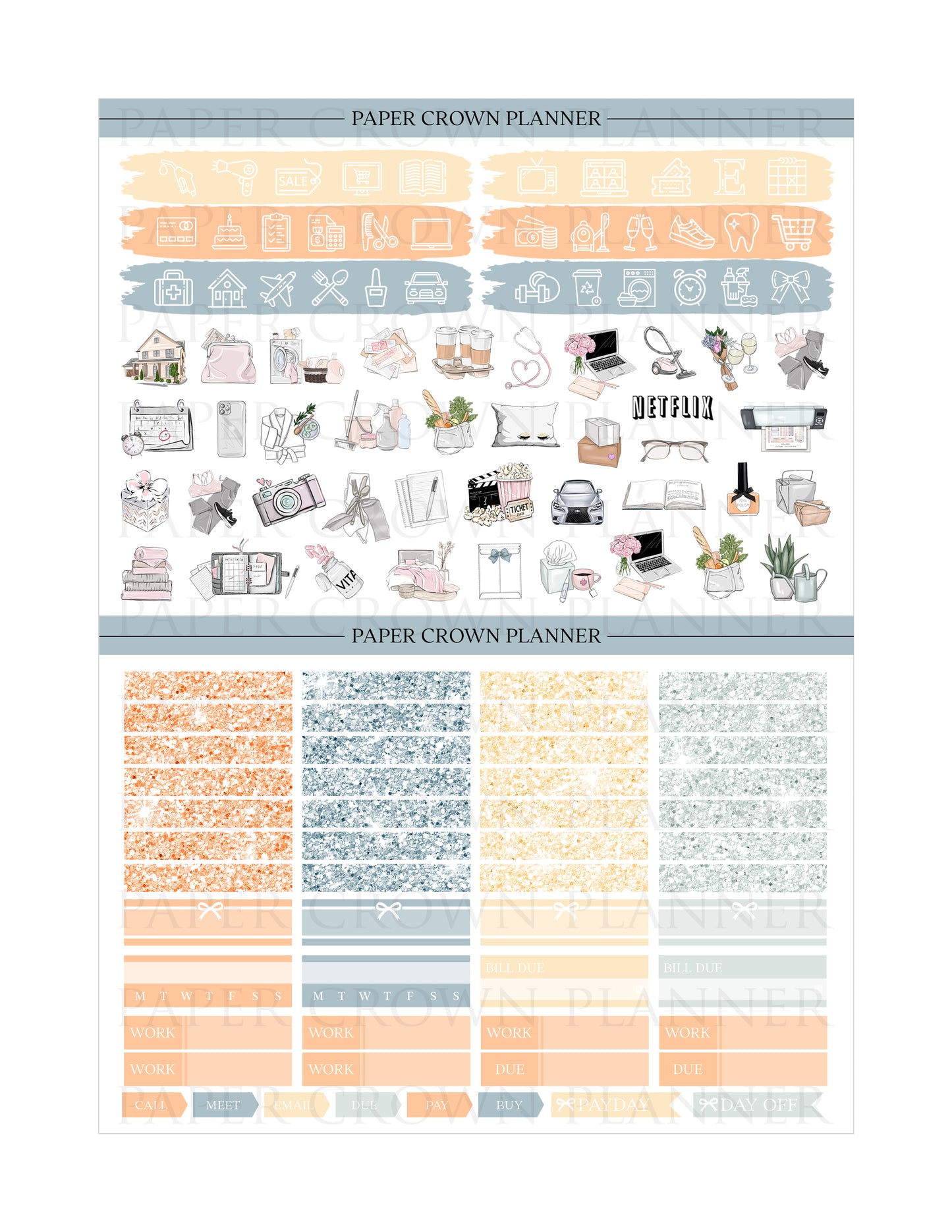 AUTUMN TREASURES Weekly Planner Stickers