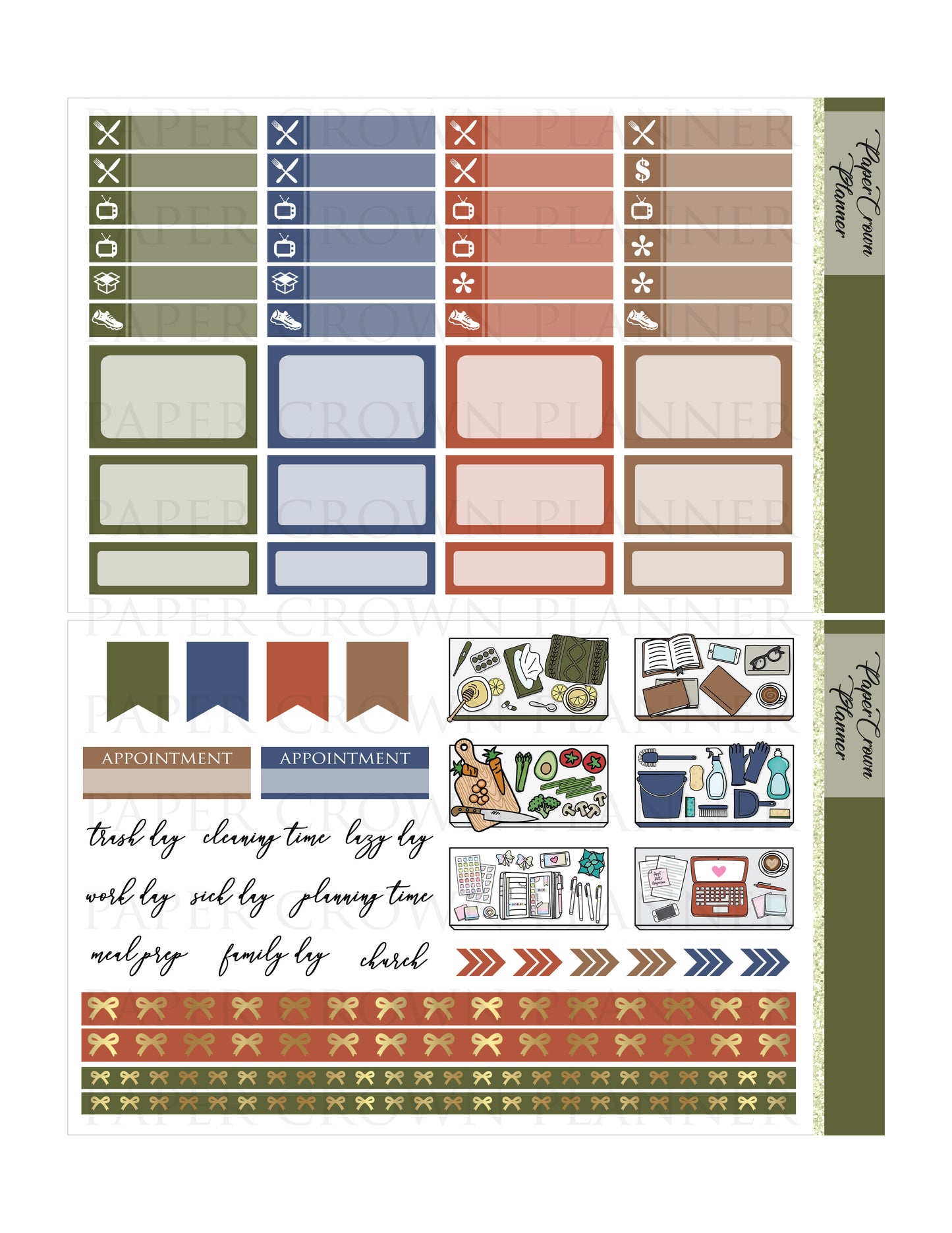 VINEYARD // Weekly Planner Stickers